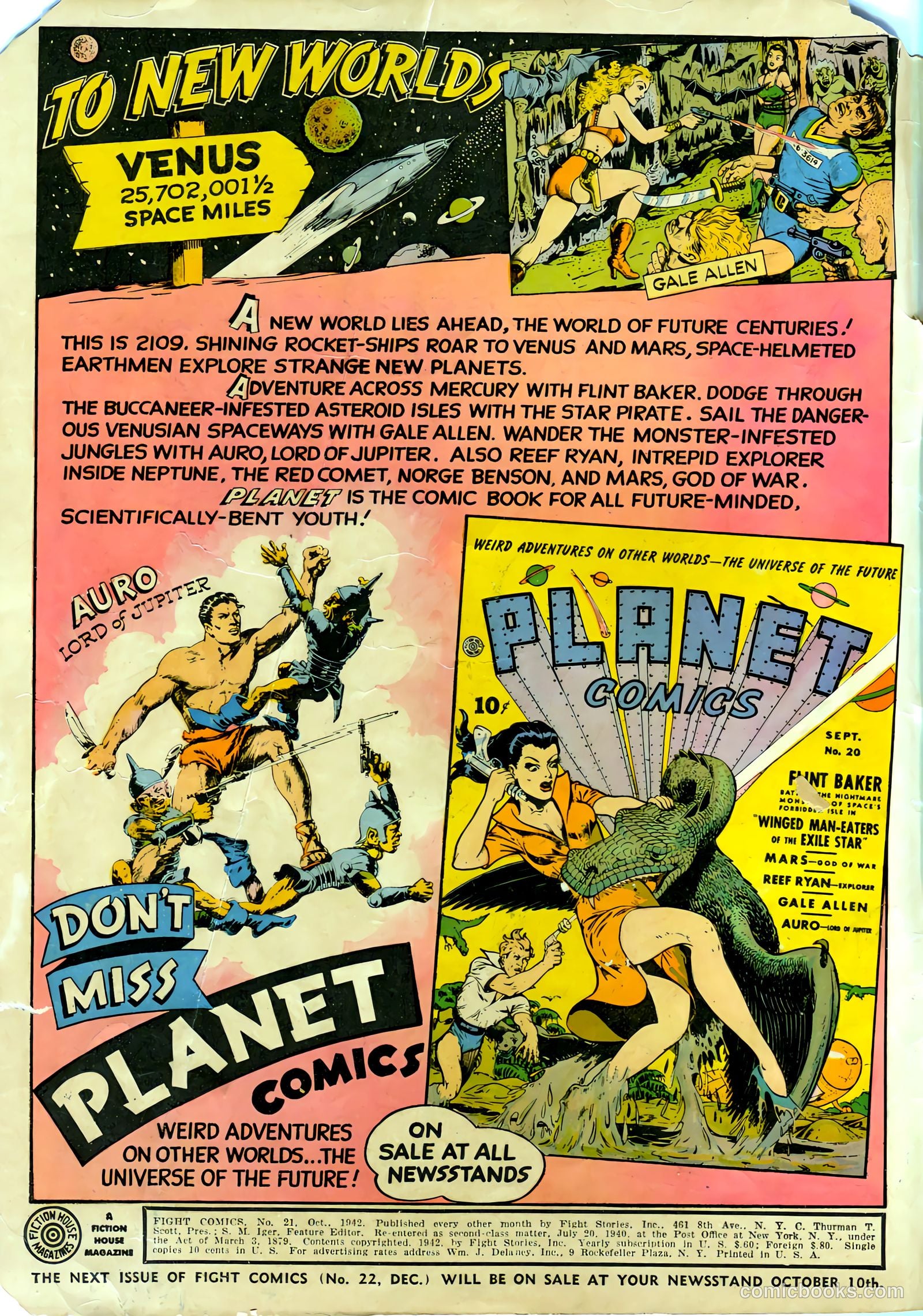 Fight Comics #21 (1942) — page 2 of 68