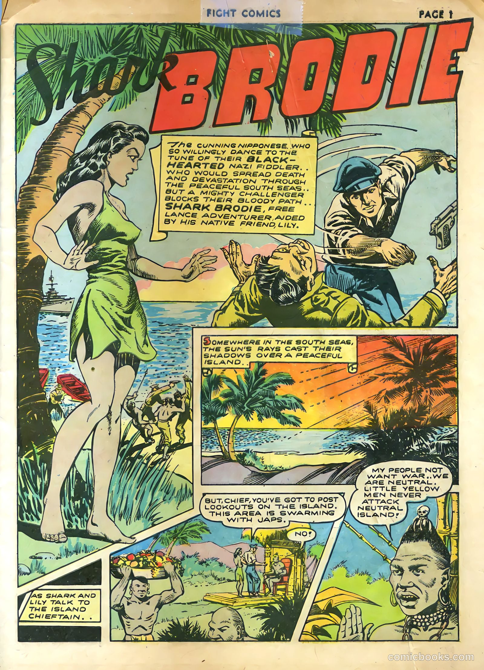 Fight Comics #21 (1942) — page 3 of 68