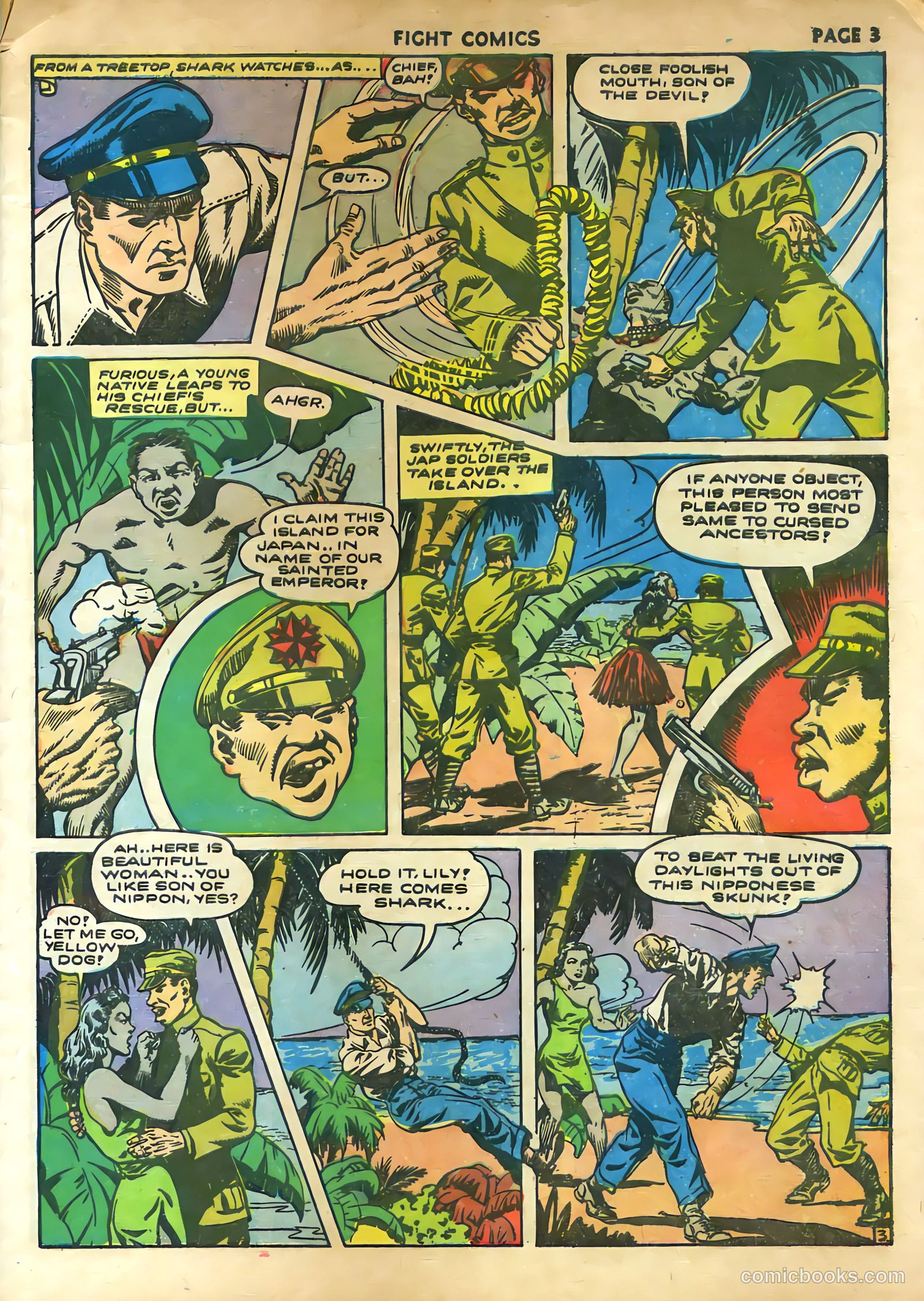 Fight Comics #21 (1942) — page 5 of 68