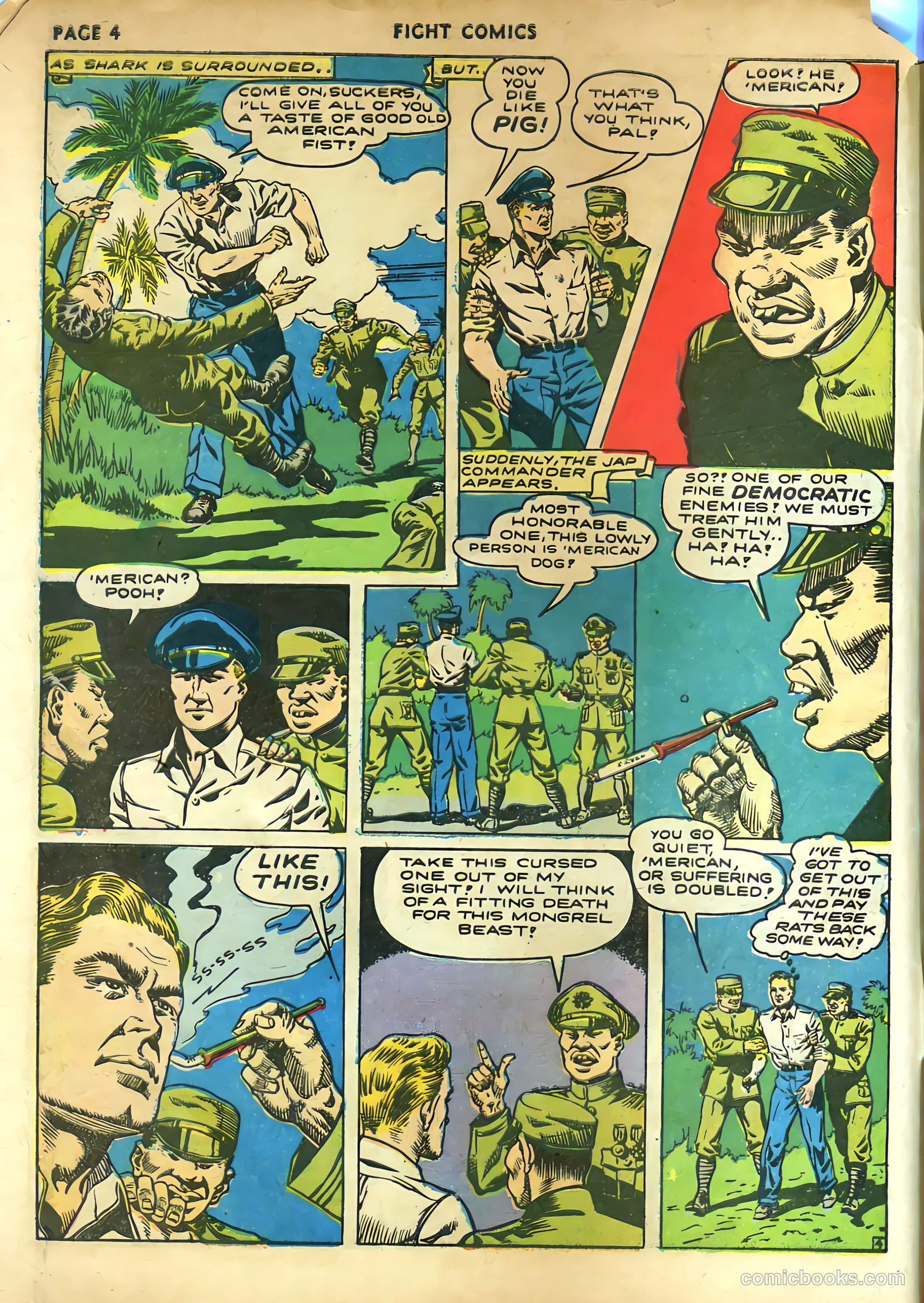 Fight Comics #21 (1942) — page 6 of 68