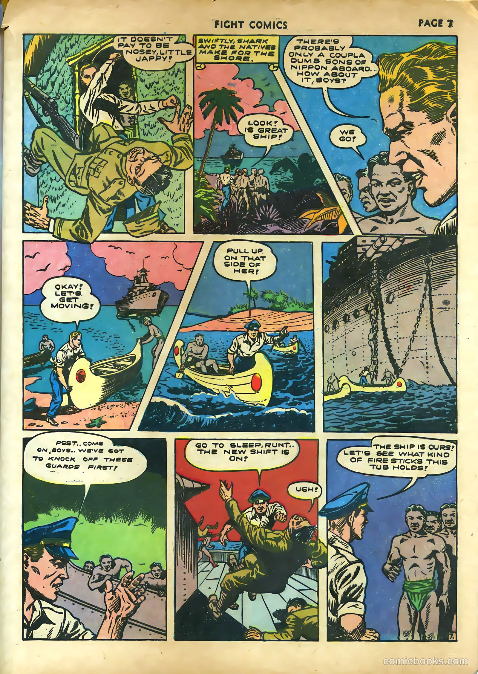 Fight Comics #21 (1942) — page 9 of 68