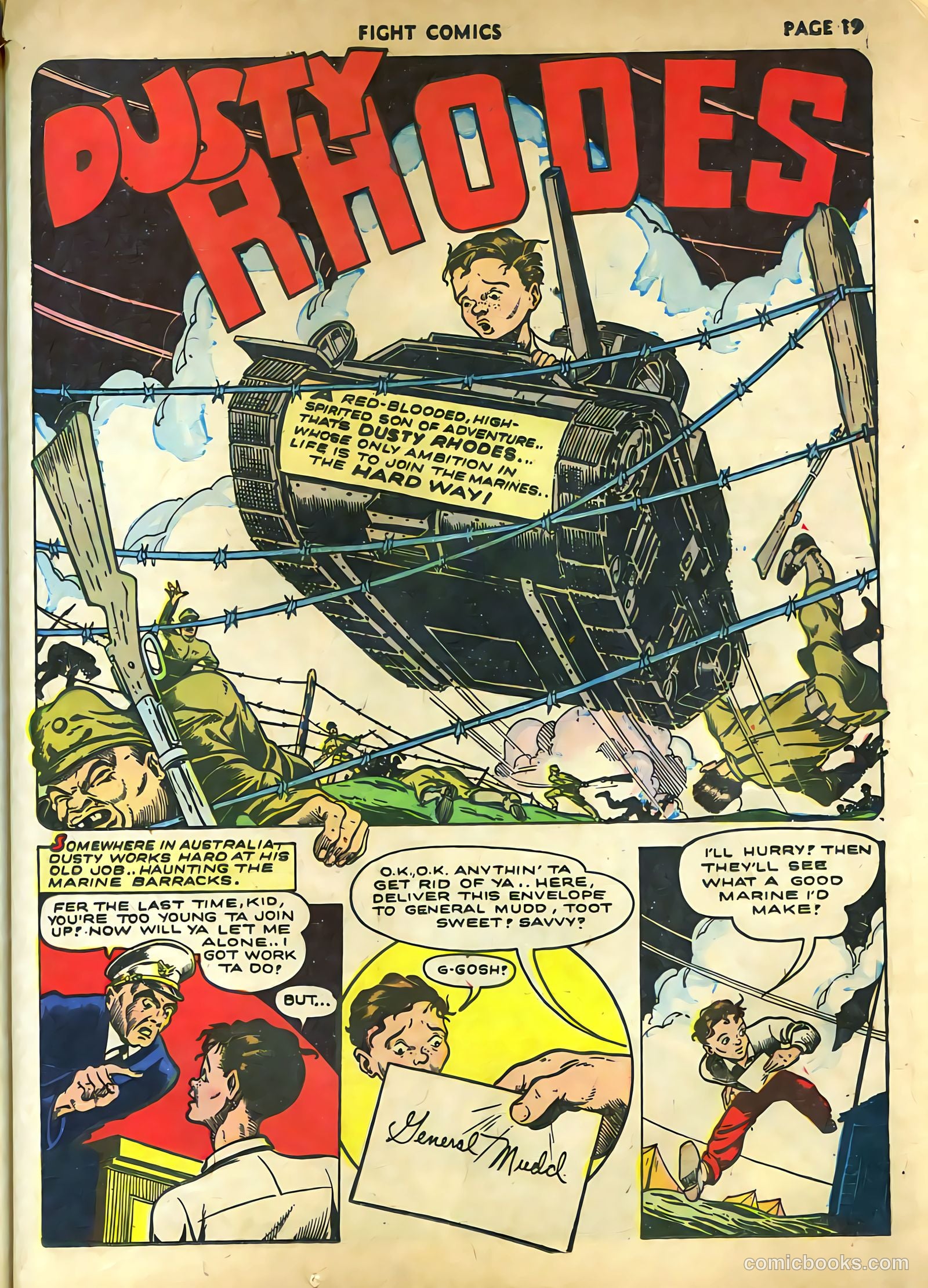 Fight Comics #21 (1942) — page 21 of 68