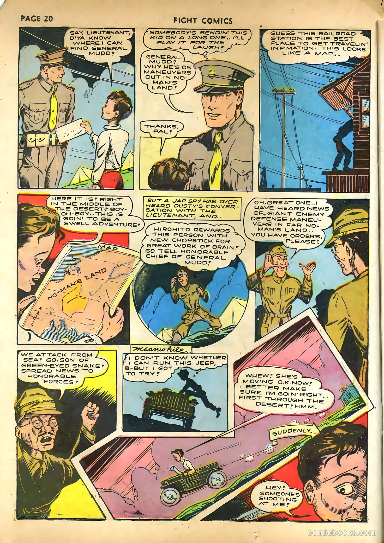Fight Comics #21 (1942) — page 22 of 68