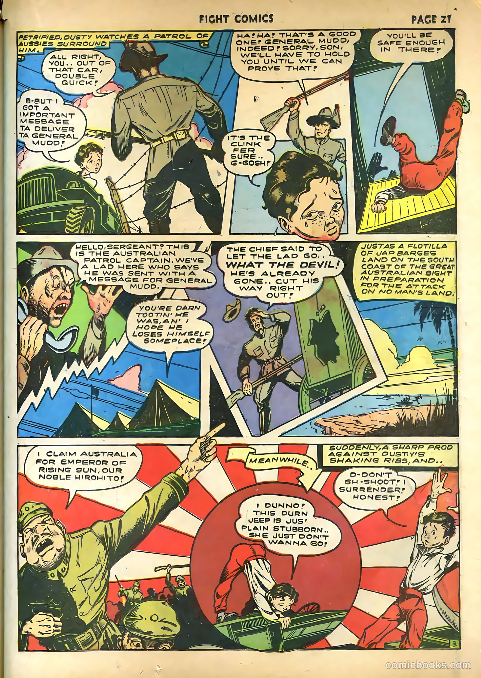 Fight Comics #21 (1942) — page 23 of 68