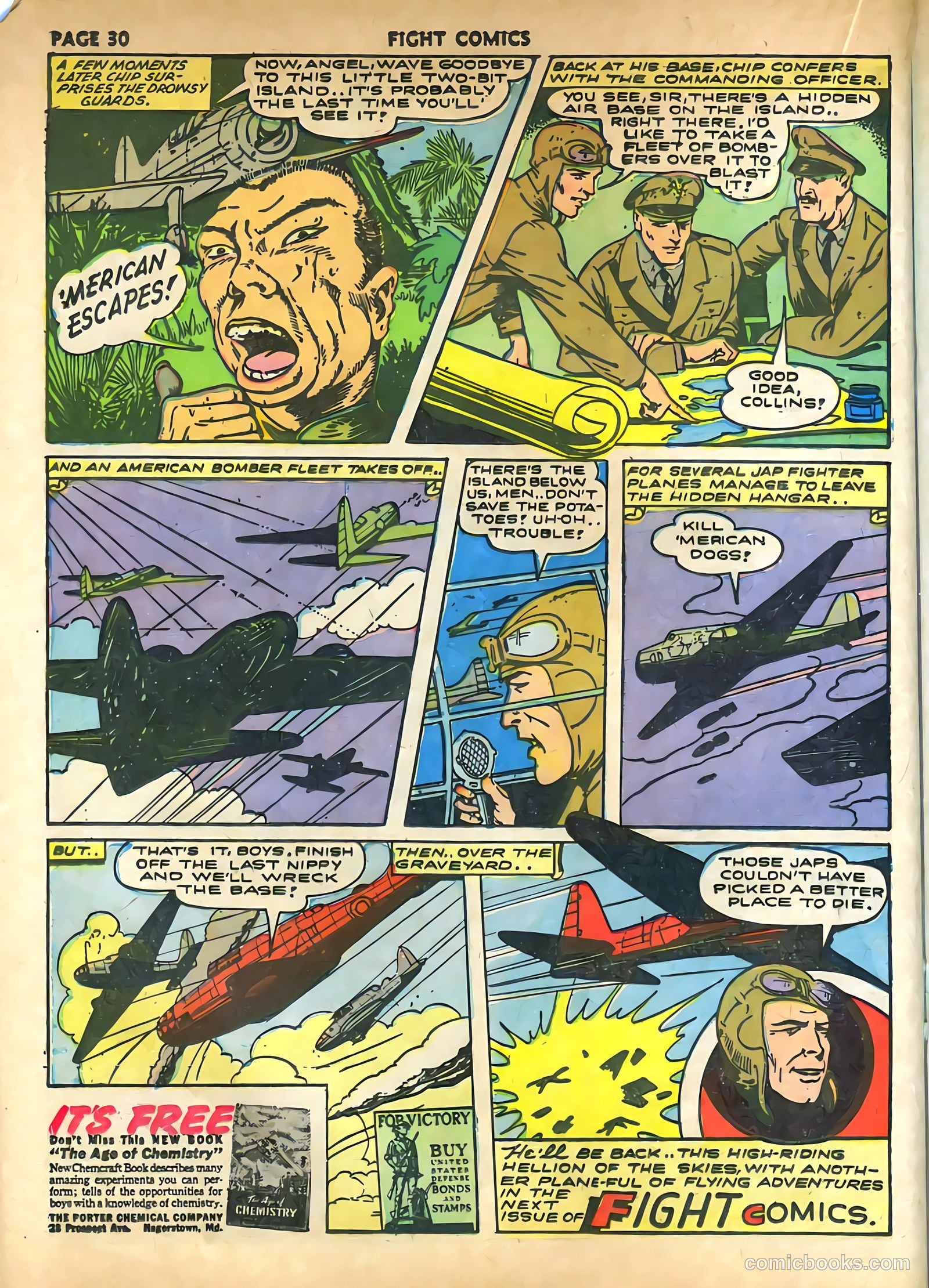Fight Comics #21 (1942) — page 32 of 68
