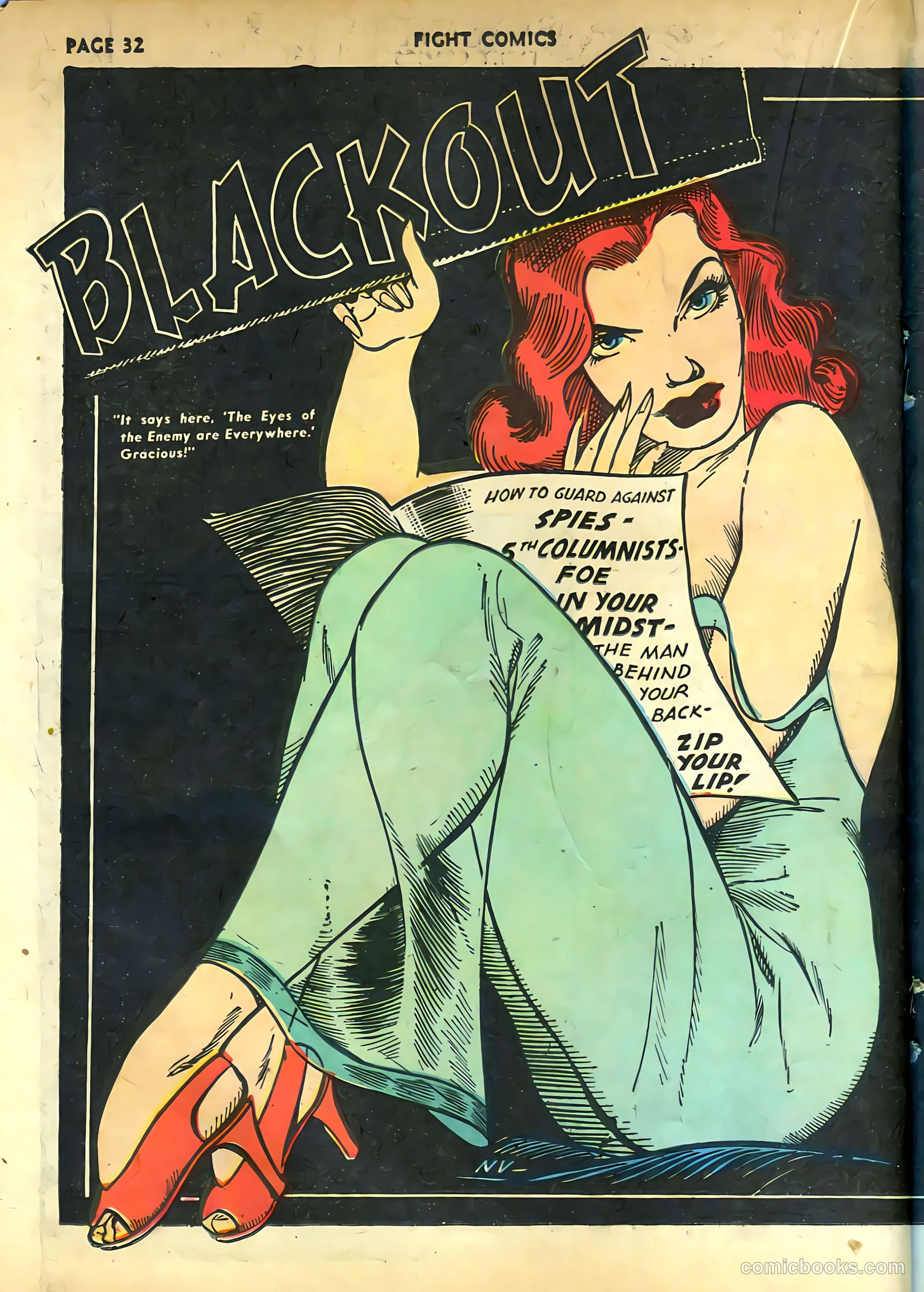 Fight Comics #21 (1942) — page 34 of 68