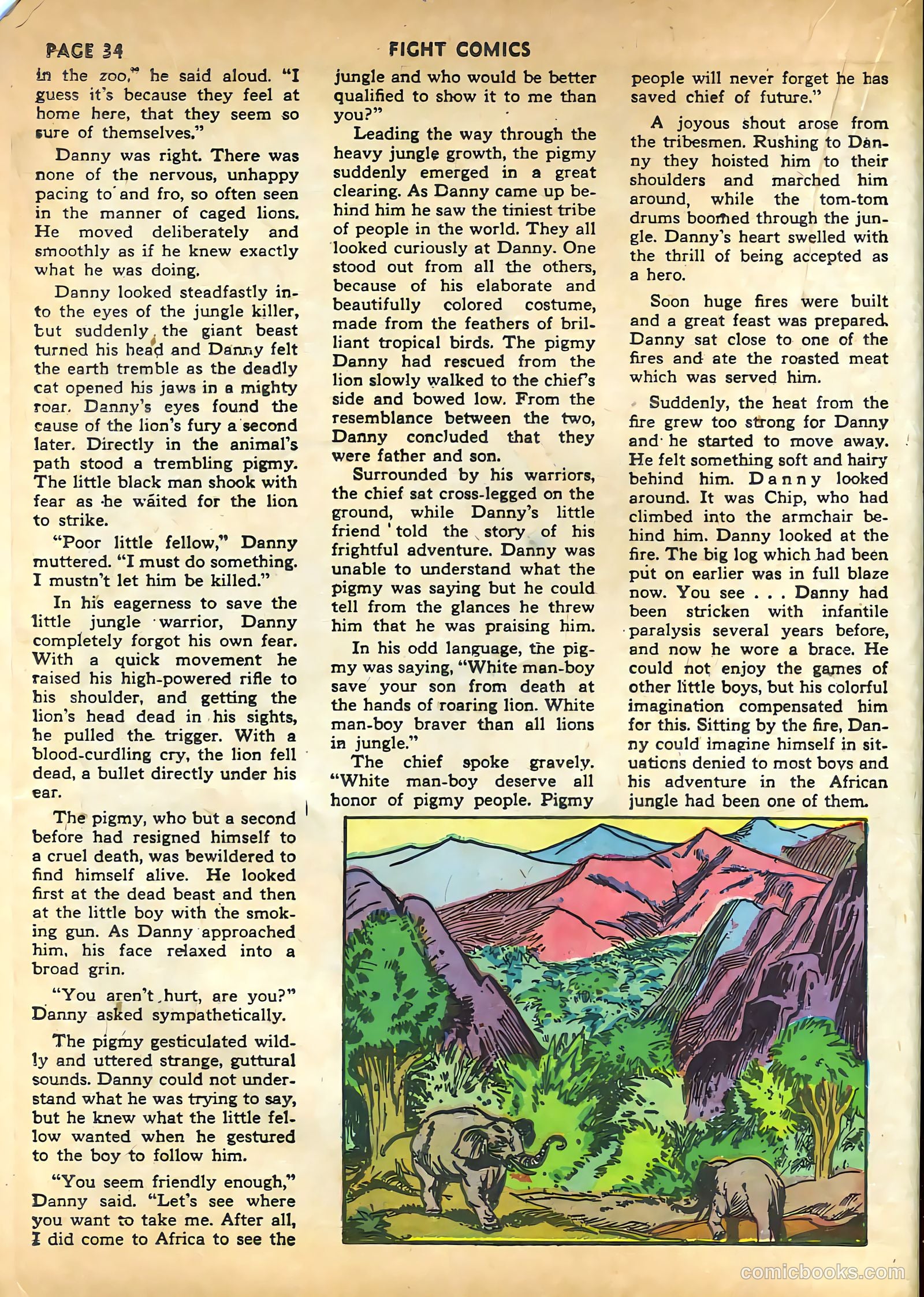 Fight Comics #21 (1942) — page 36 of 68