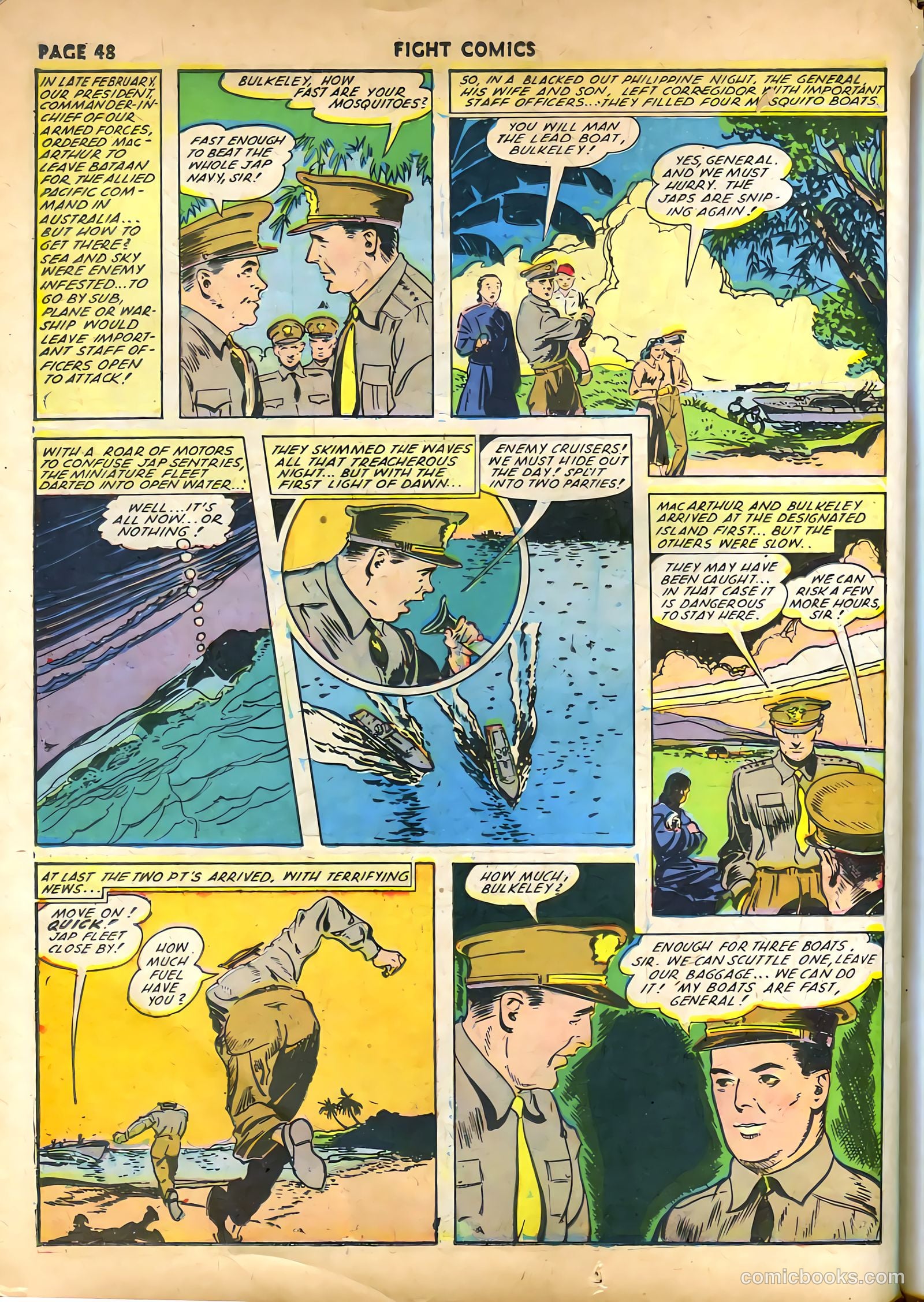 Fight Comics #21 (1942) — page 50 of 68
