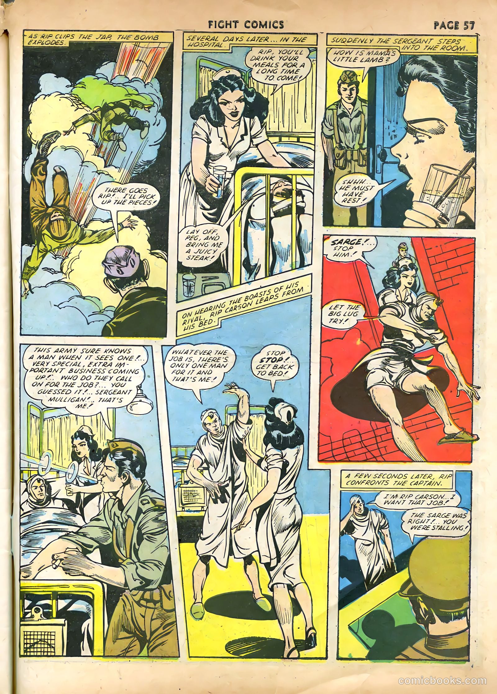 Fight Comics #21 (1942) — page 59 of 68