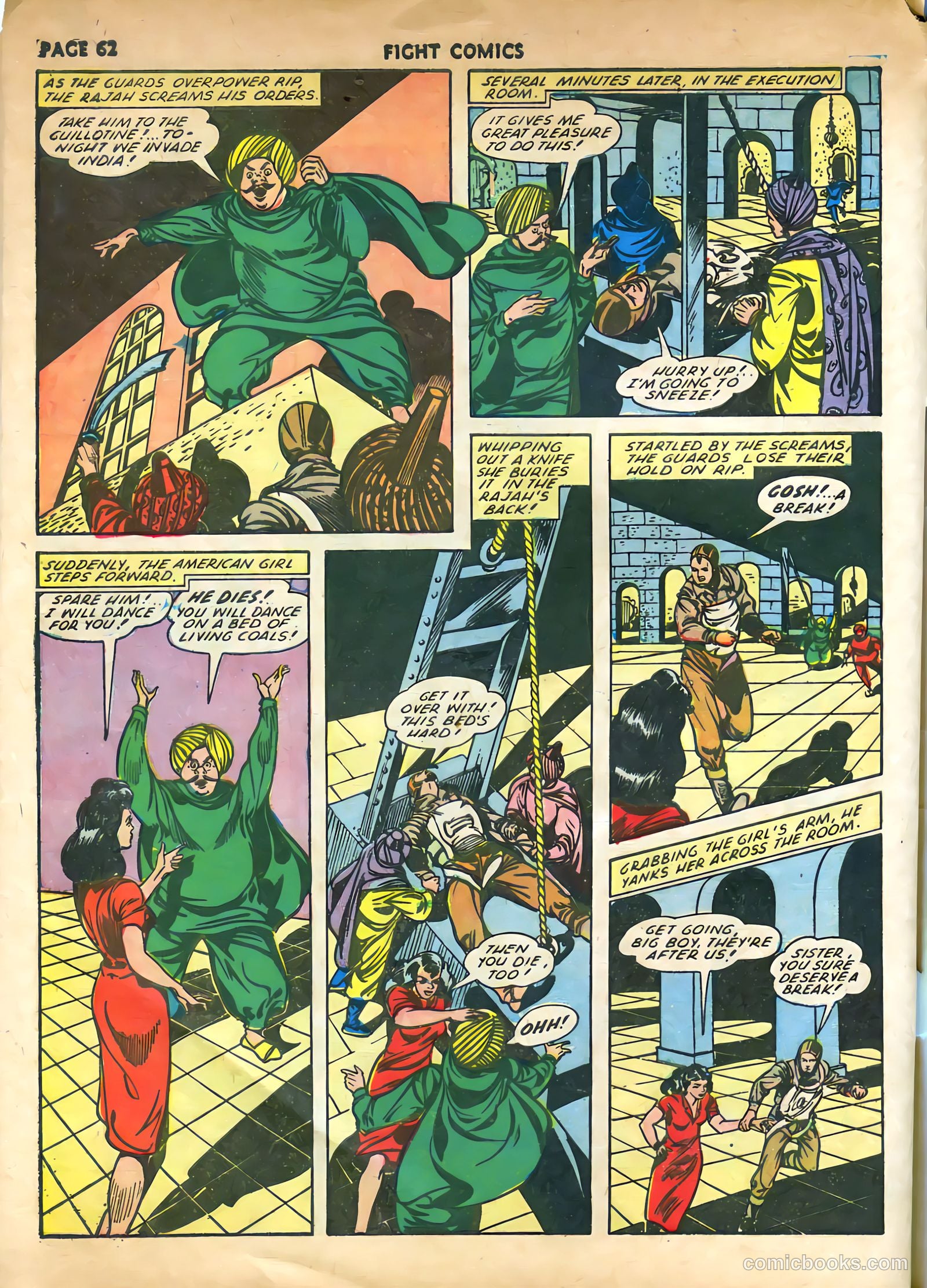 Fight Comics #21 (1942) — page 64 of 68