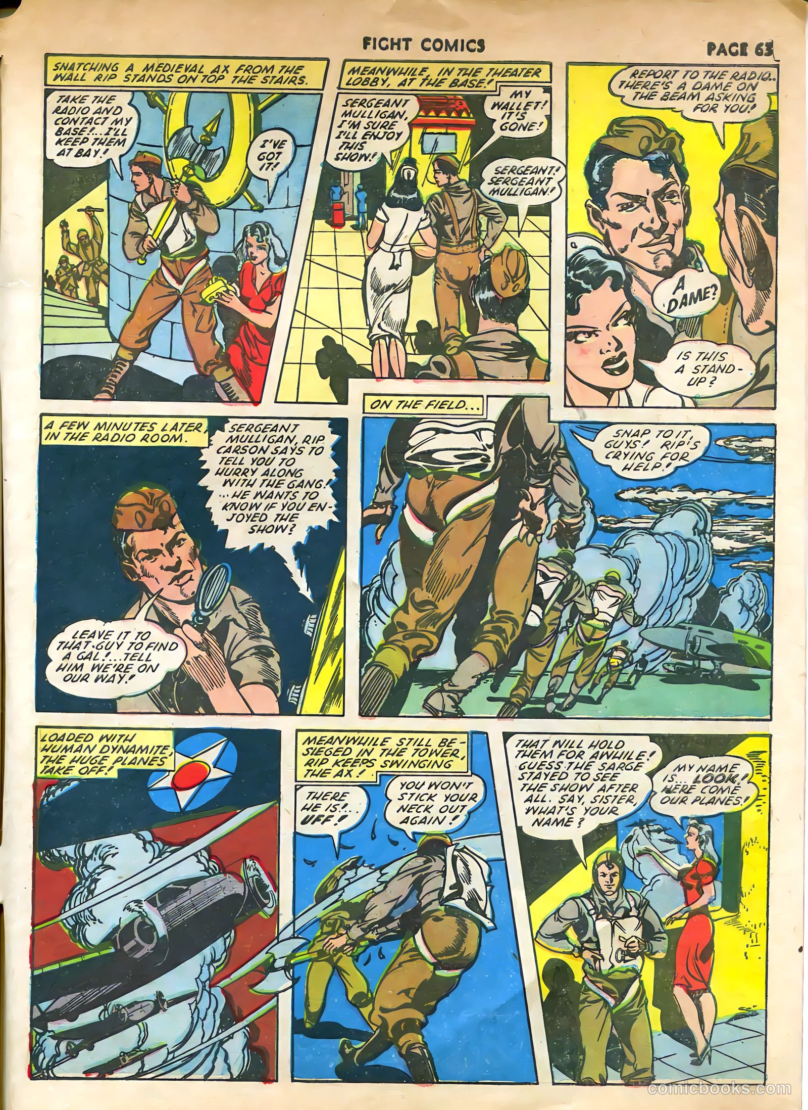 Fight Comics #21 (1942) — page 65 of 68
