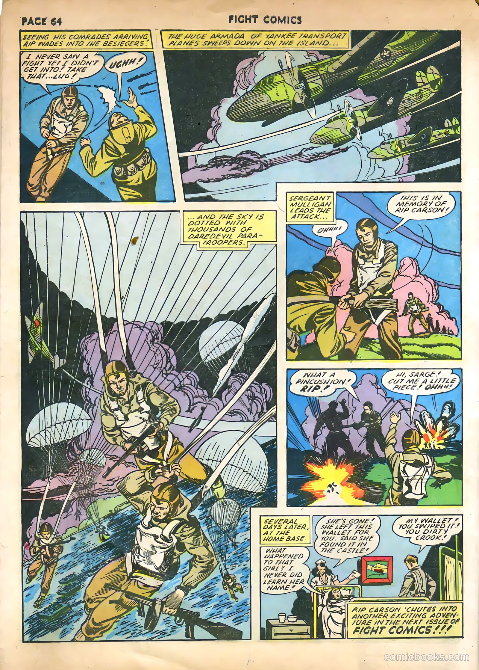 Fight Comics #21 (1942) — page 66 of 68