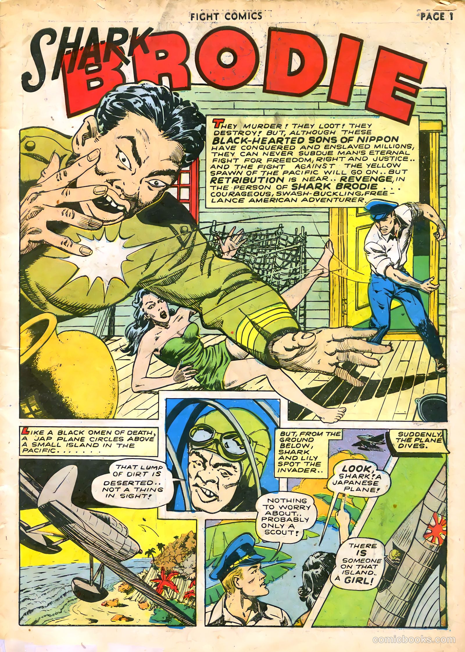 Fight Comics #22 (1942) — page 3 of 68