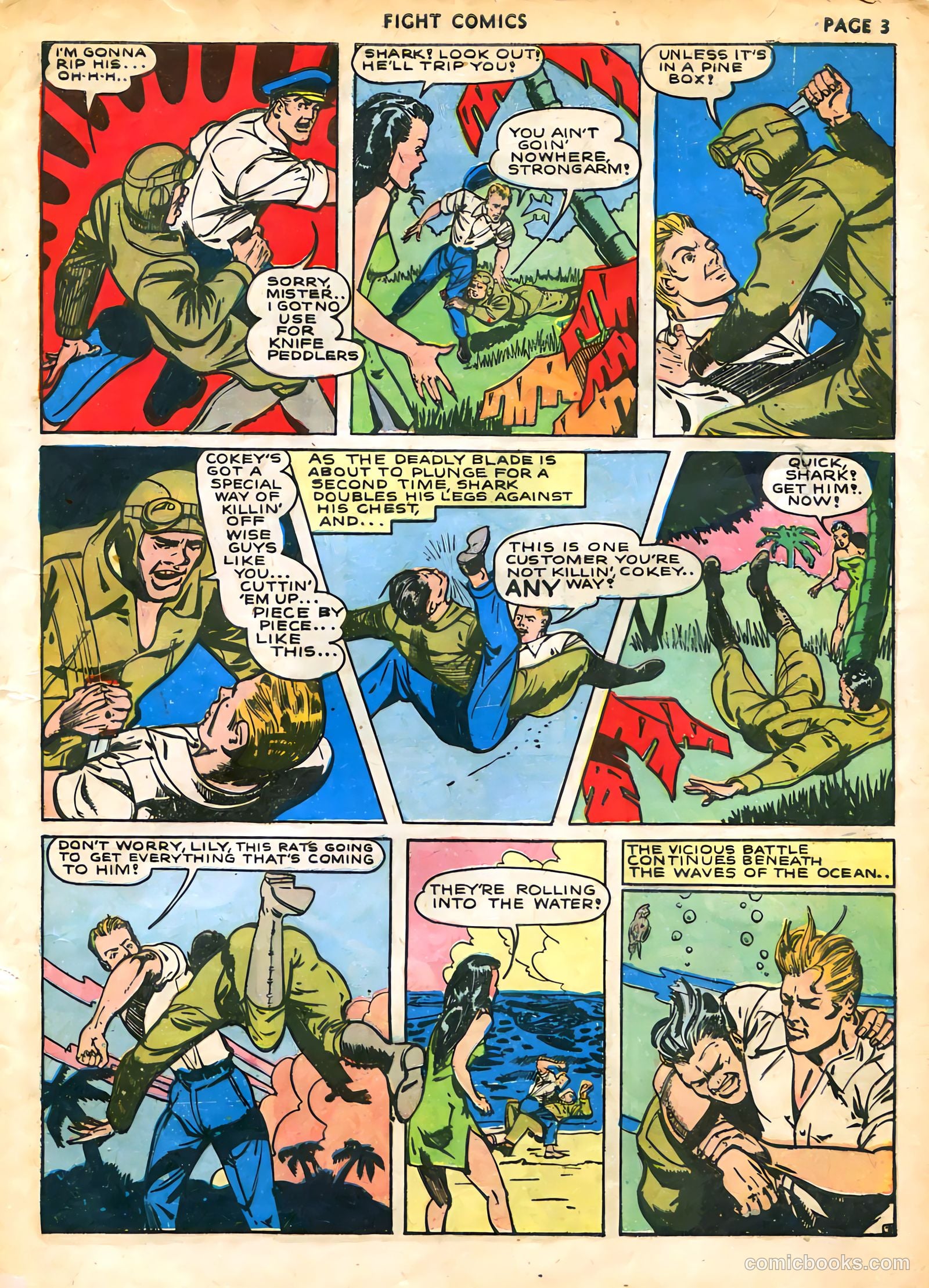 Fight Comics #22 (1942) — page 5 of 68