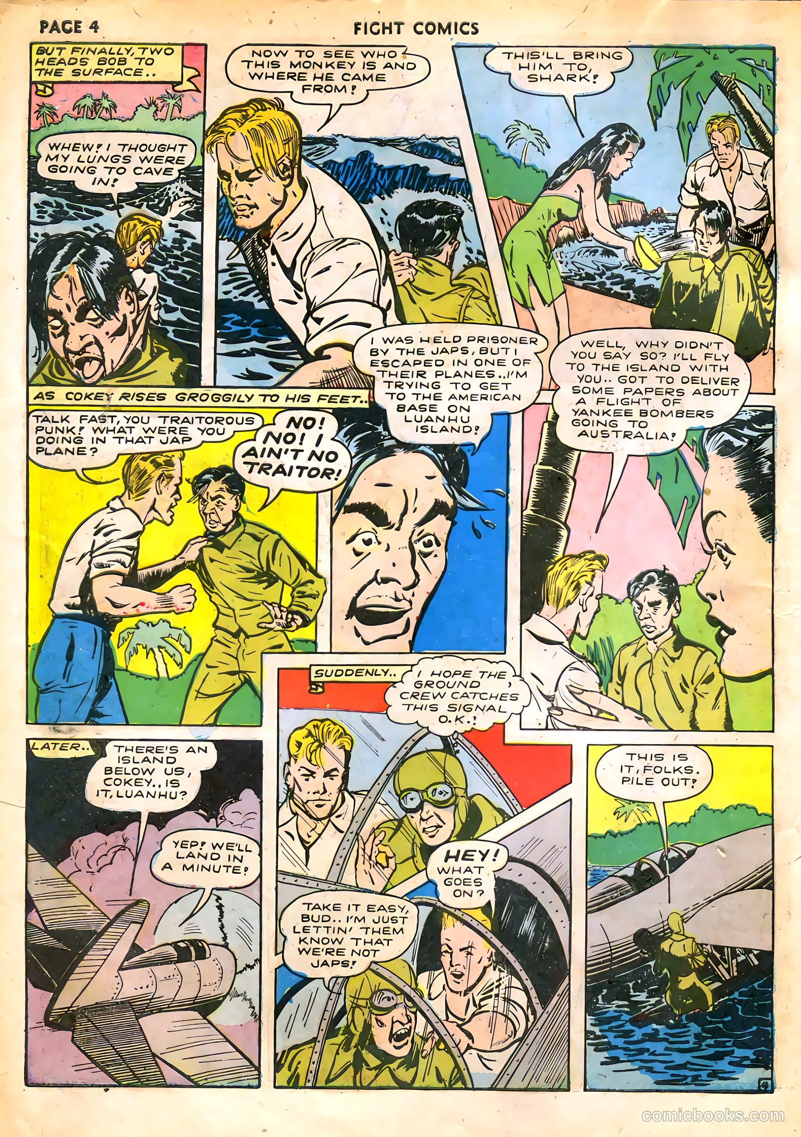 Fight Comics #22 (1942) — page 6 of 68