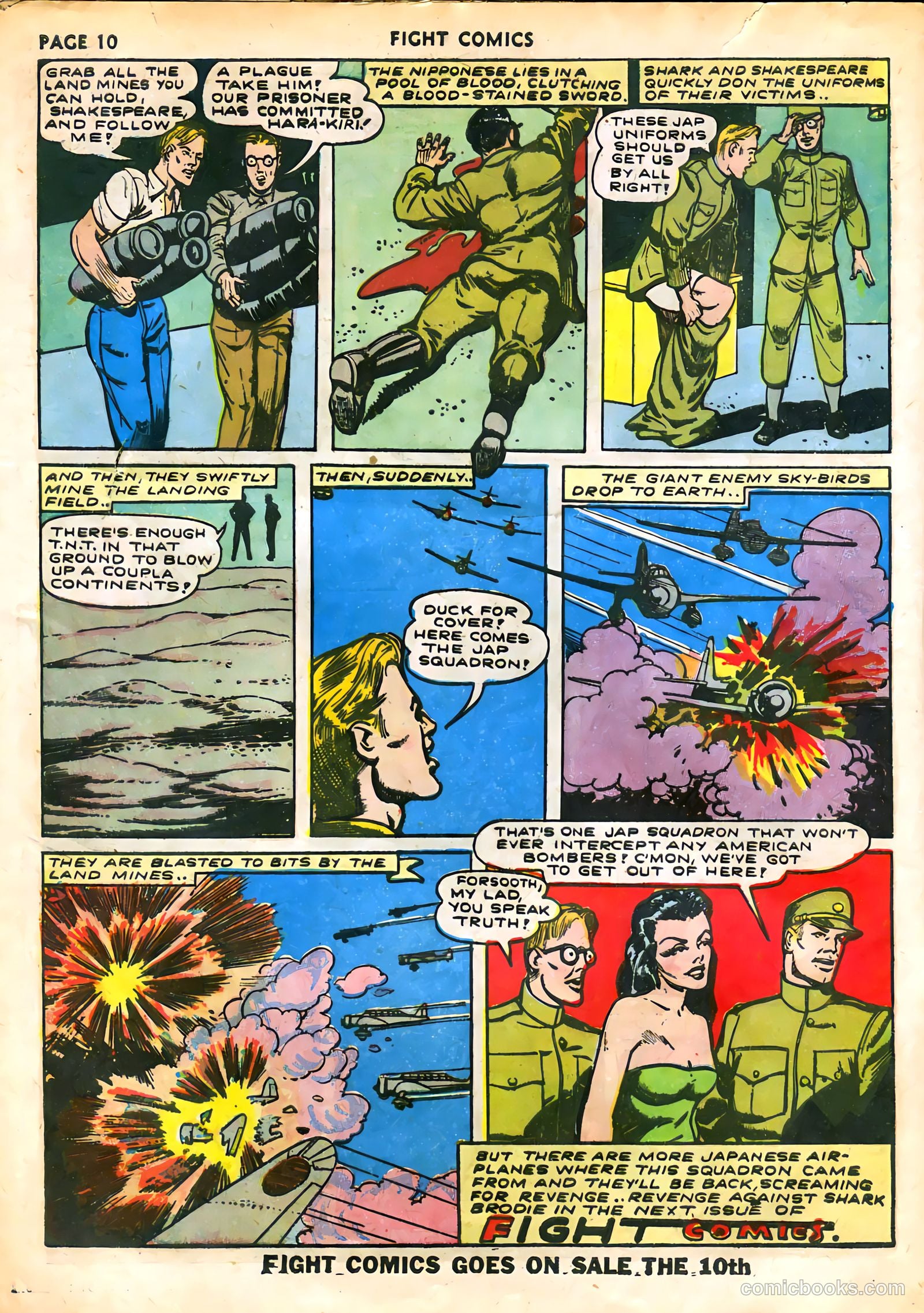 Fight Comics #22 (1942) — page 12 of 68