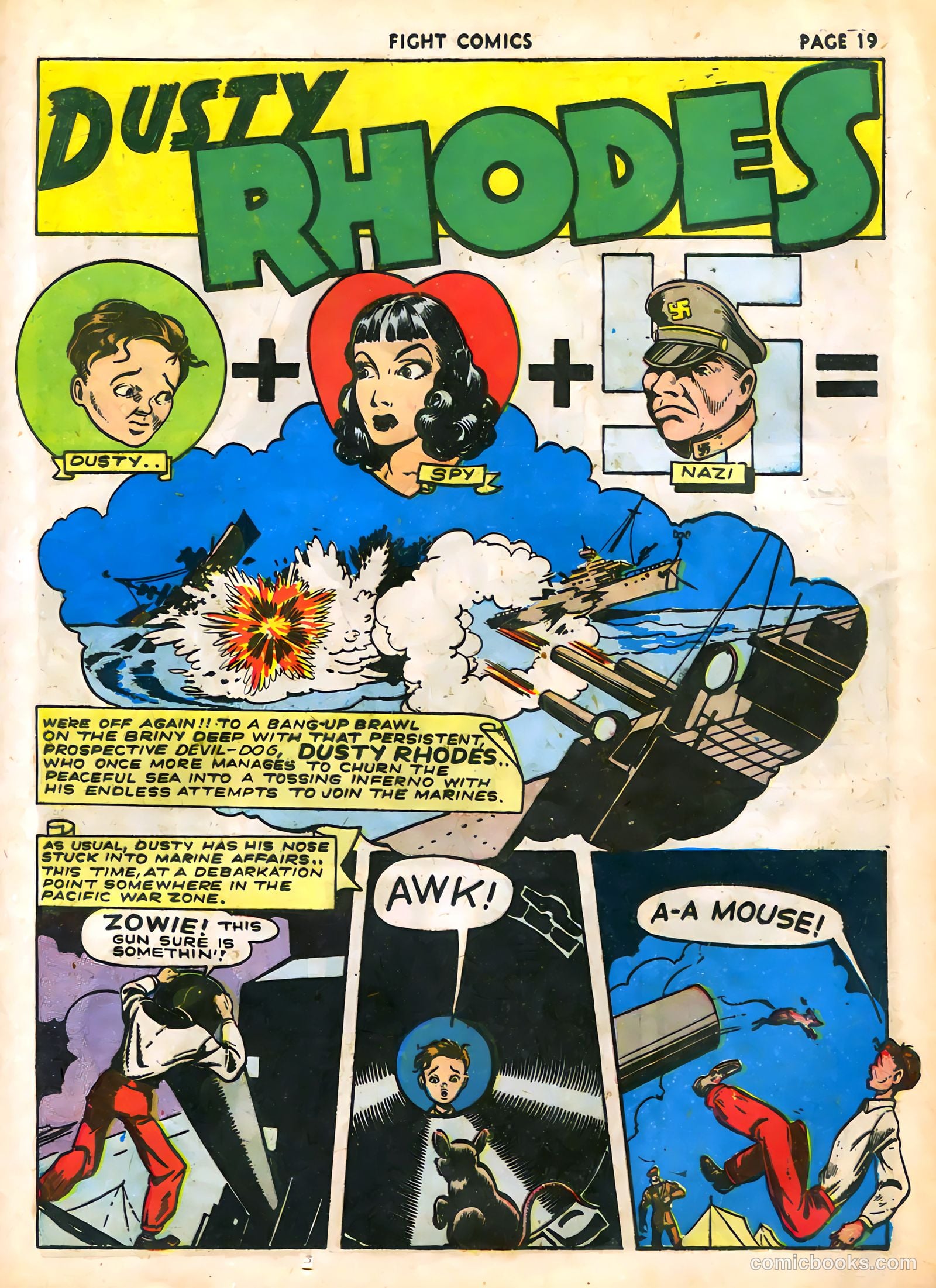 Fight Comics #22 (1942) — page 21 of 68