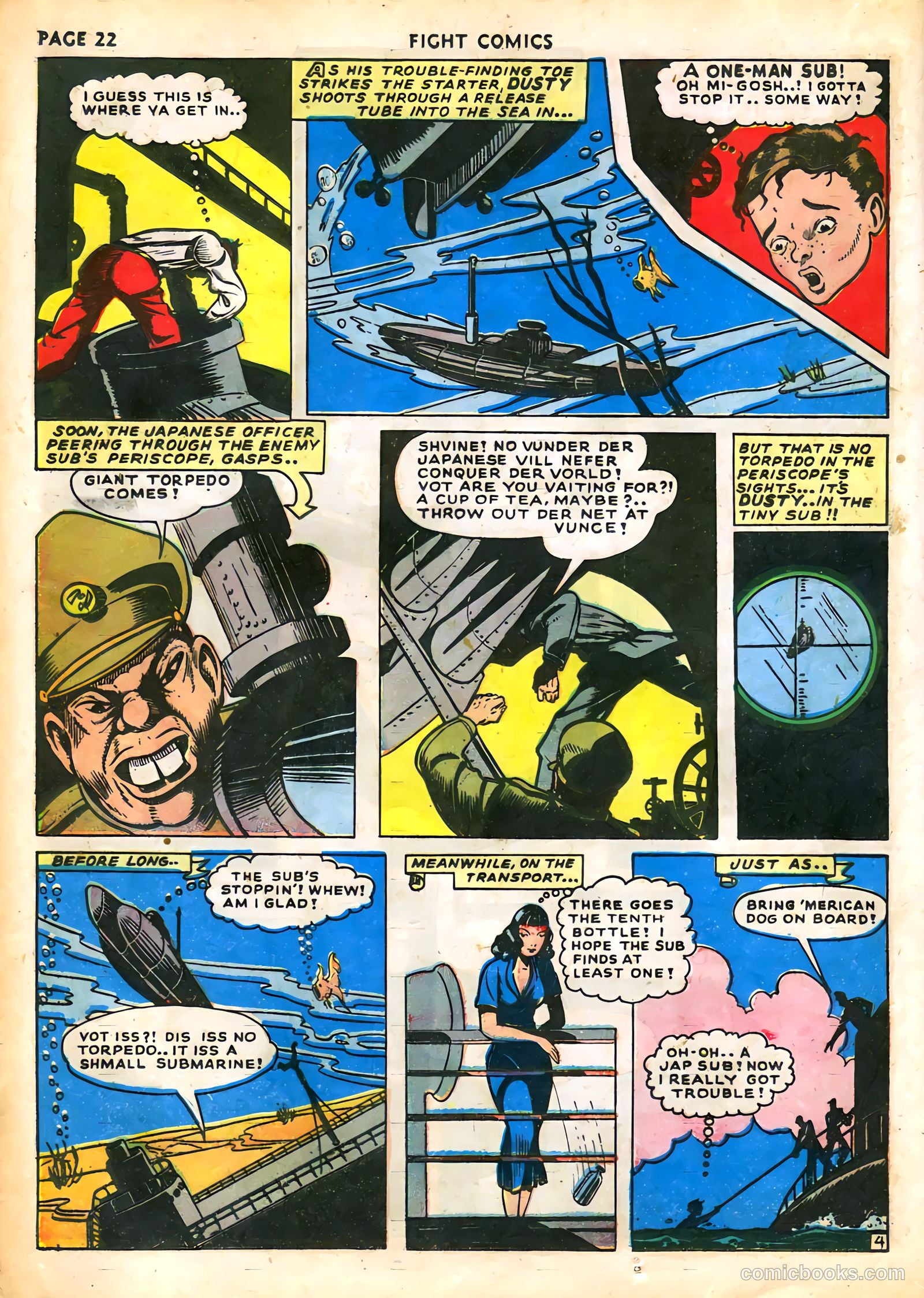 Fight Comics #22 (1942) — page 24 of 68