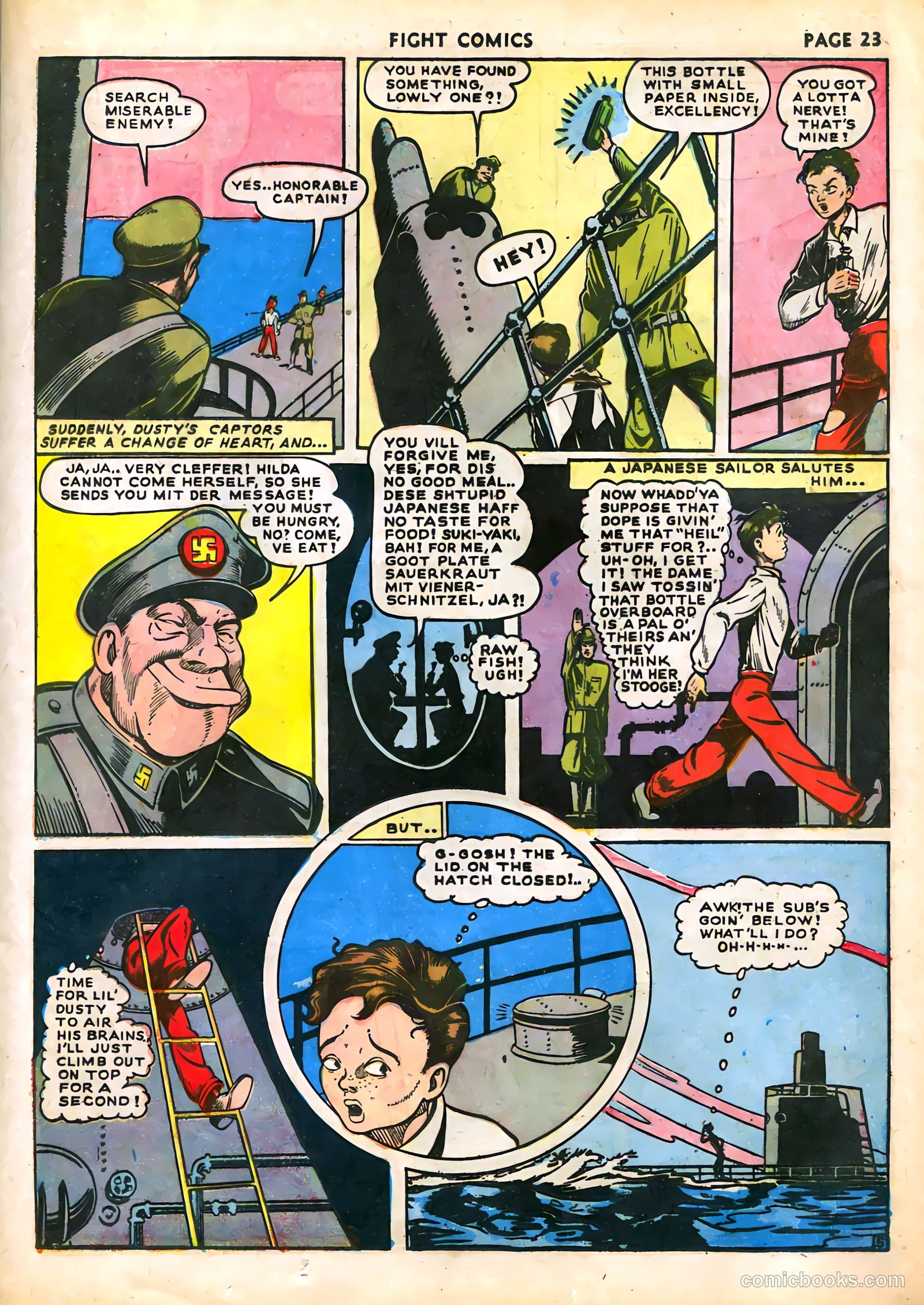 Fight Comics #22 (1942) — page 25 of 68