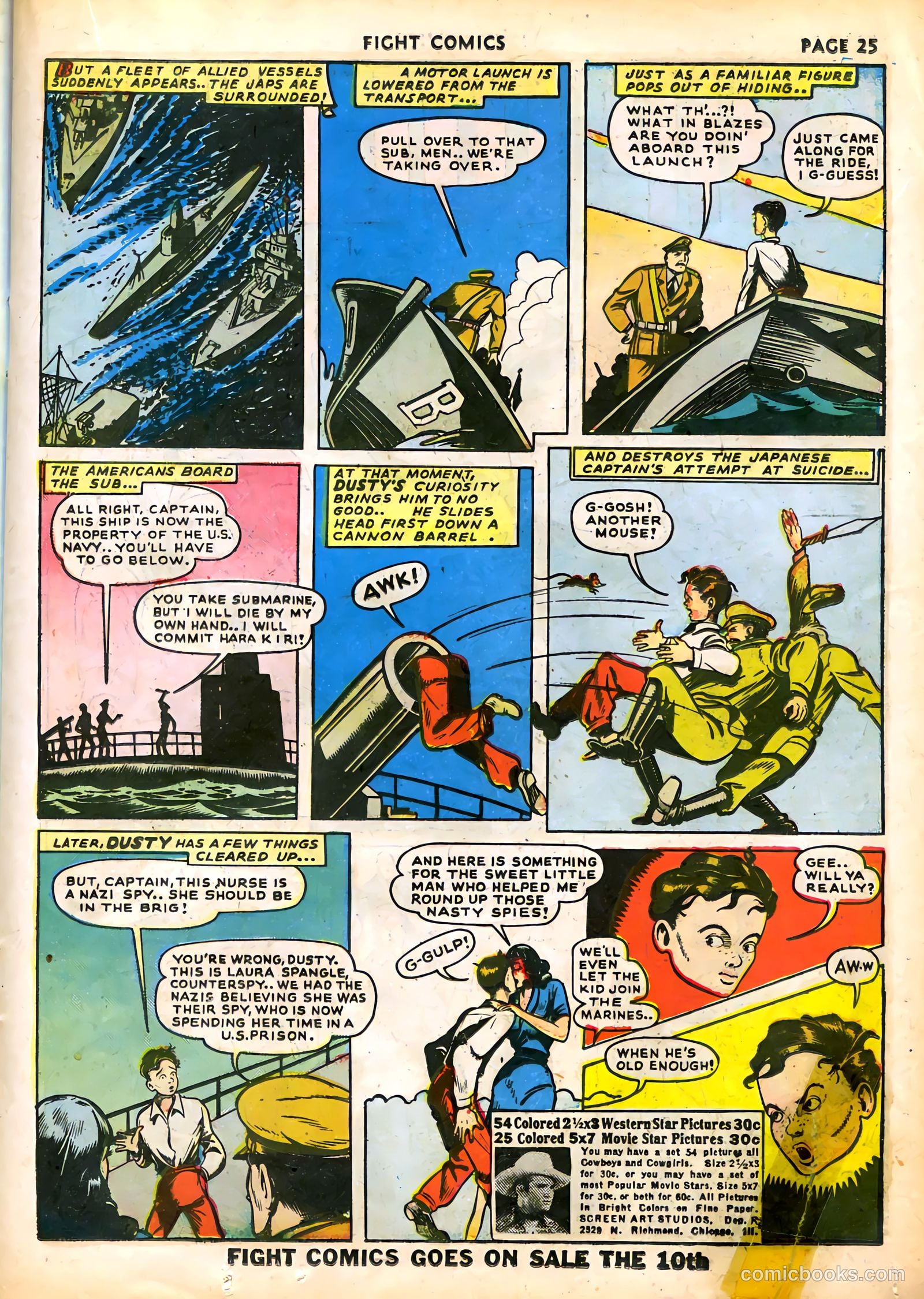 Fight Comics #22 (1942) — page 27 of 68