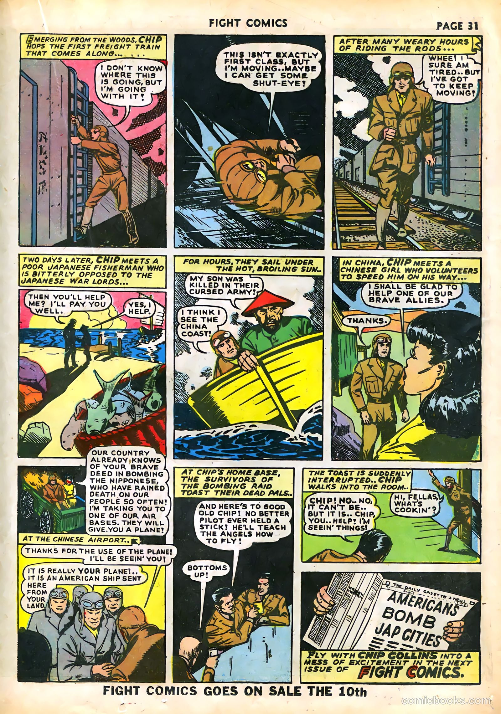 Fight Comics #22 (1942) — page 33 of 68