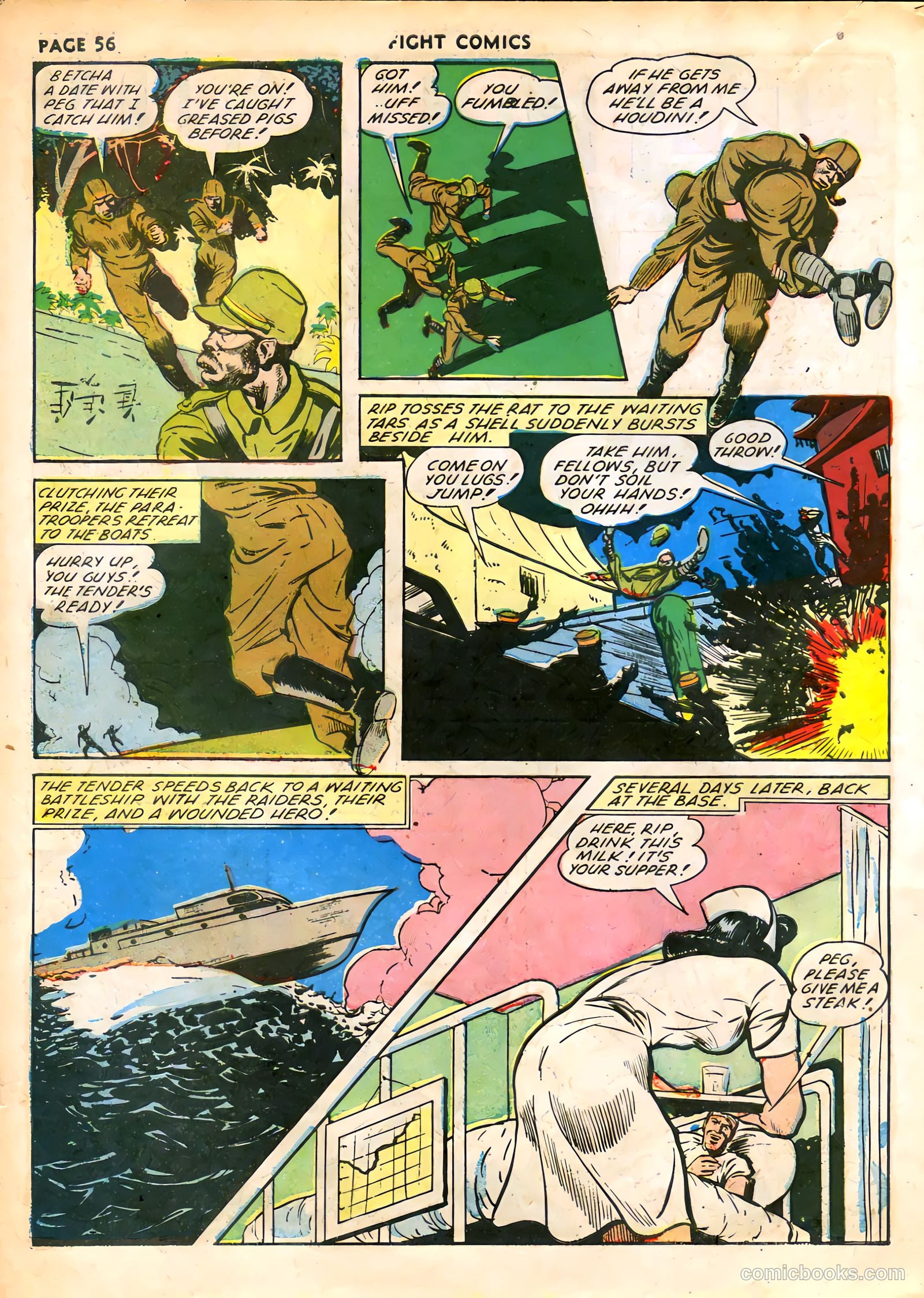 Fight Comics #22 (1942) — page 58 of 68