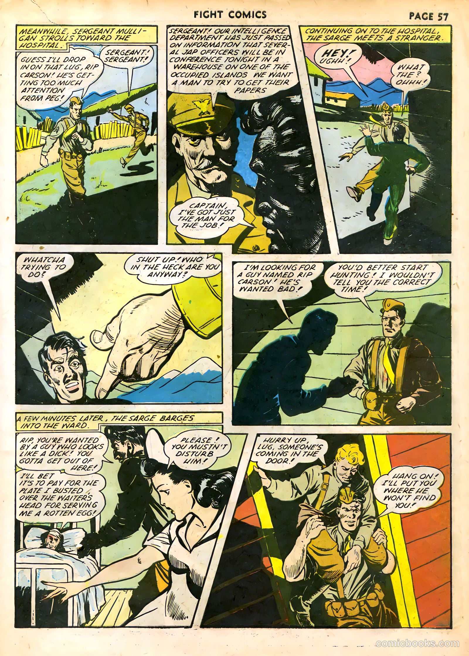 Fight Comics #22 (1942) — page 59 of 68