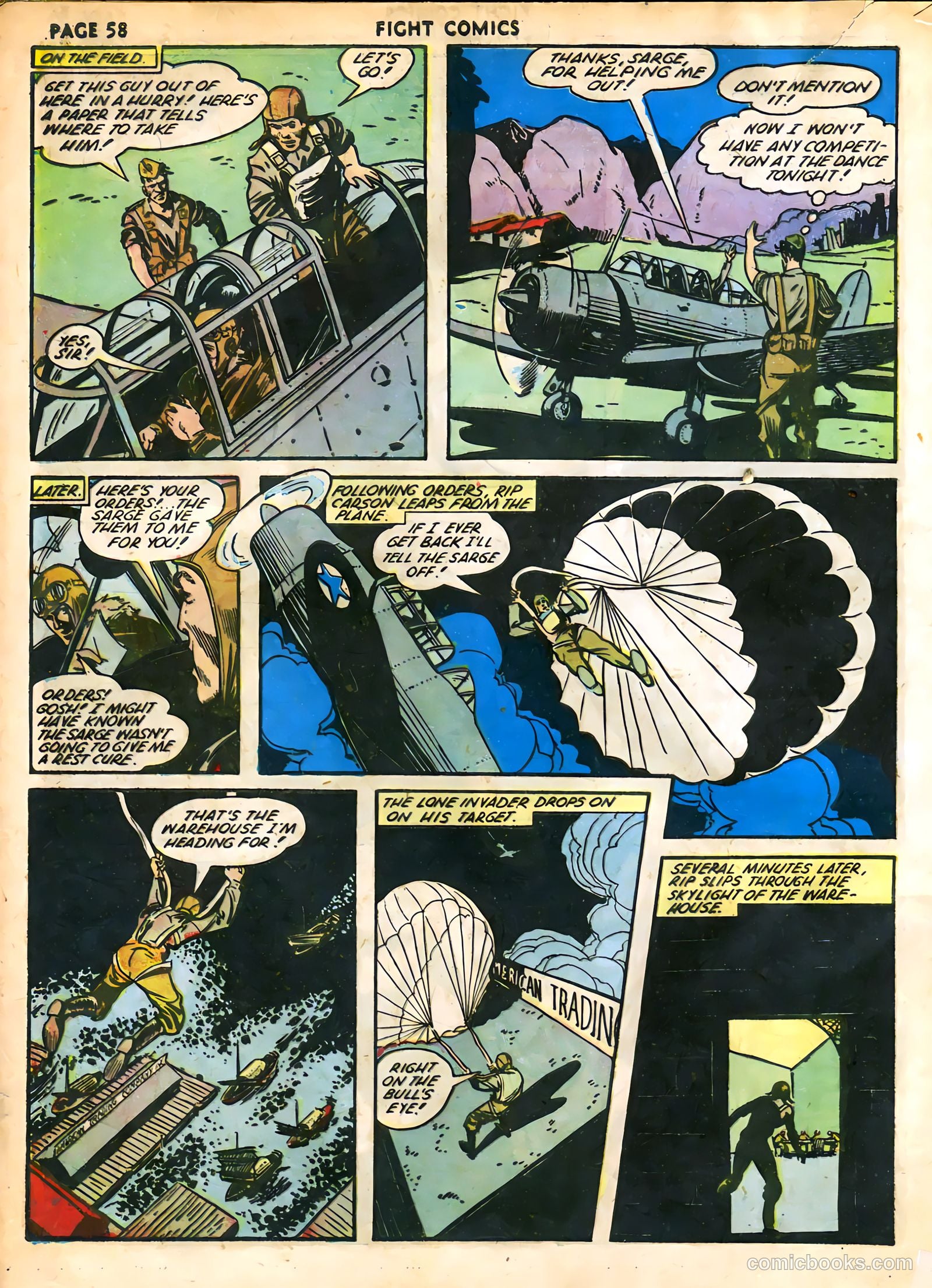 Fight Comics #22 (1942) — page 60 of 68