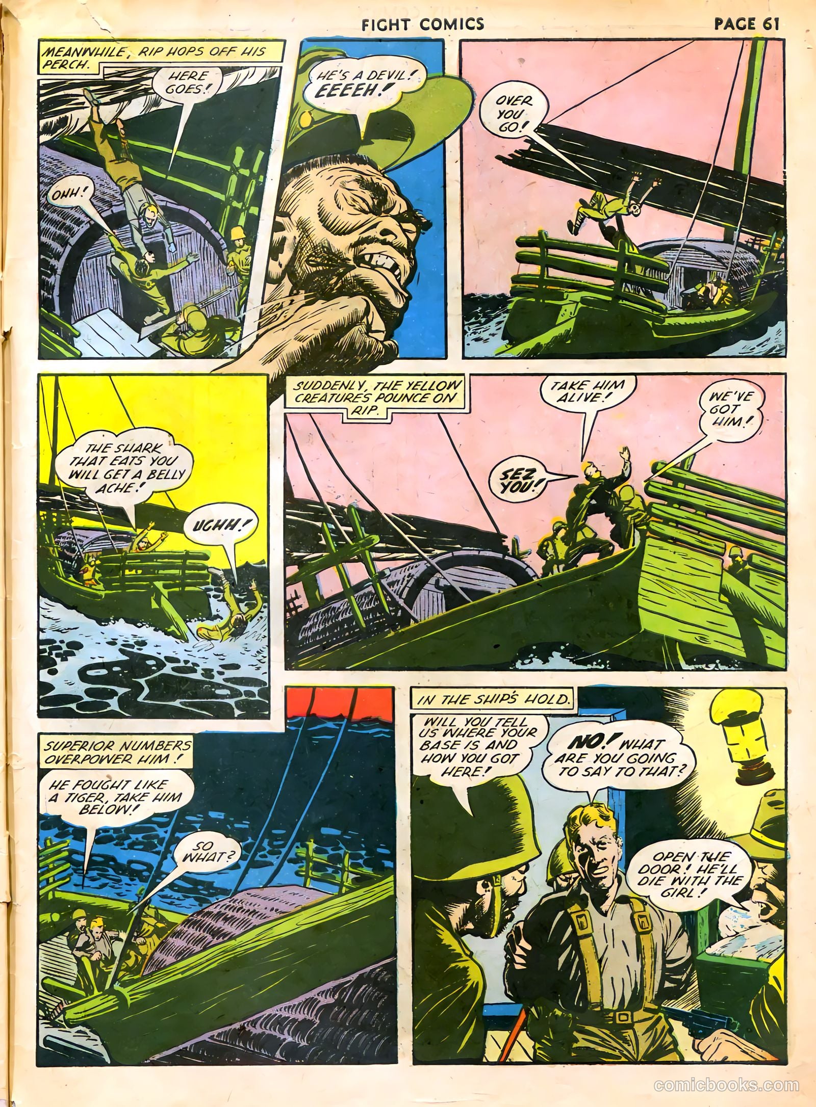 Fight Comics #22 (1942) — page 63 of 68