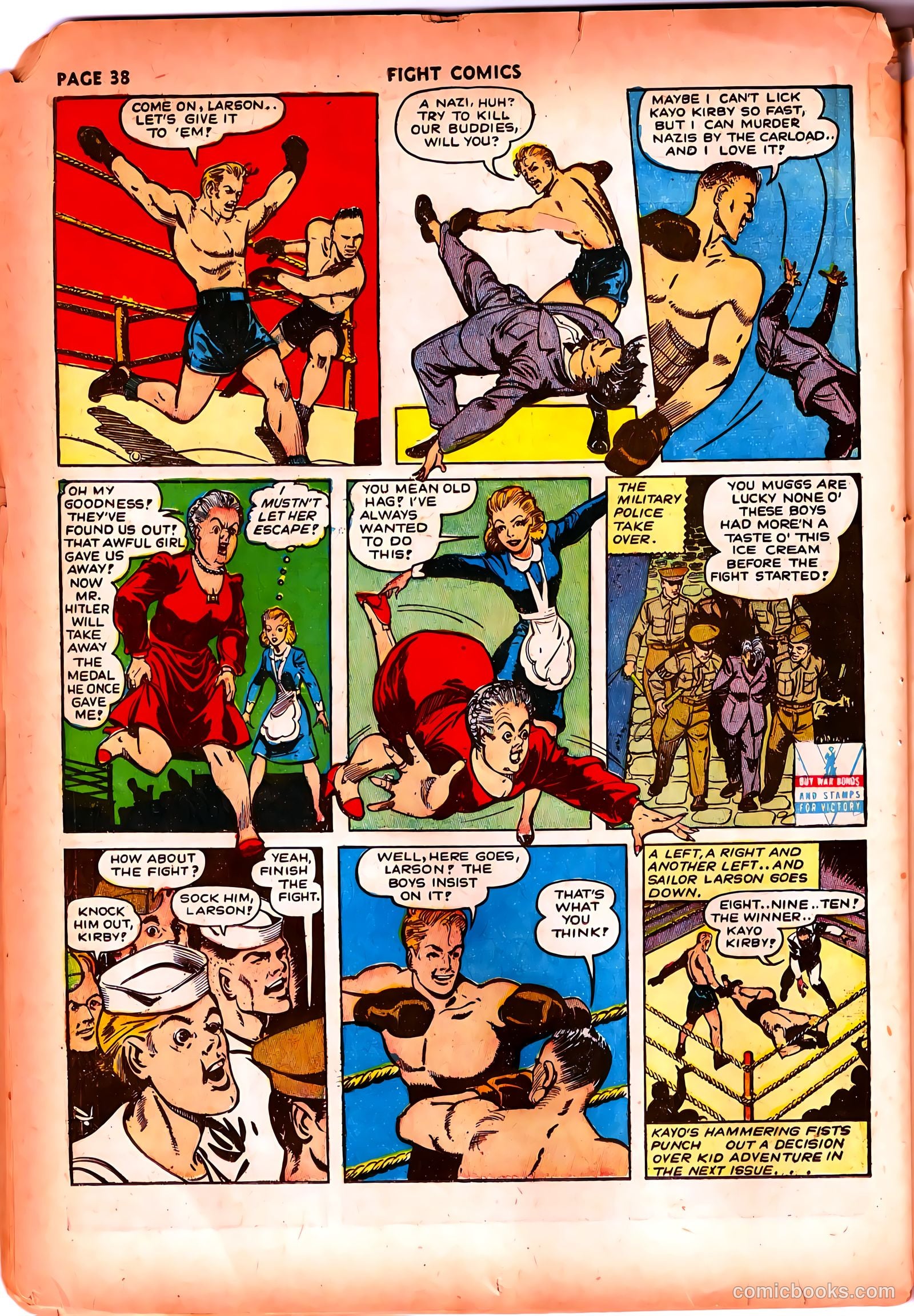 Fight Comics #23 (1943) — page 40 of 68