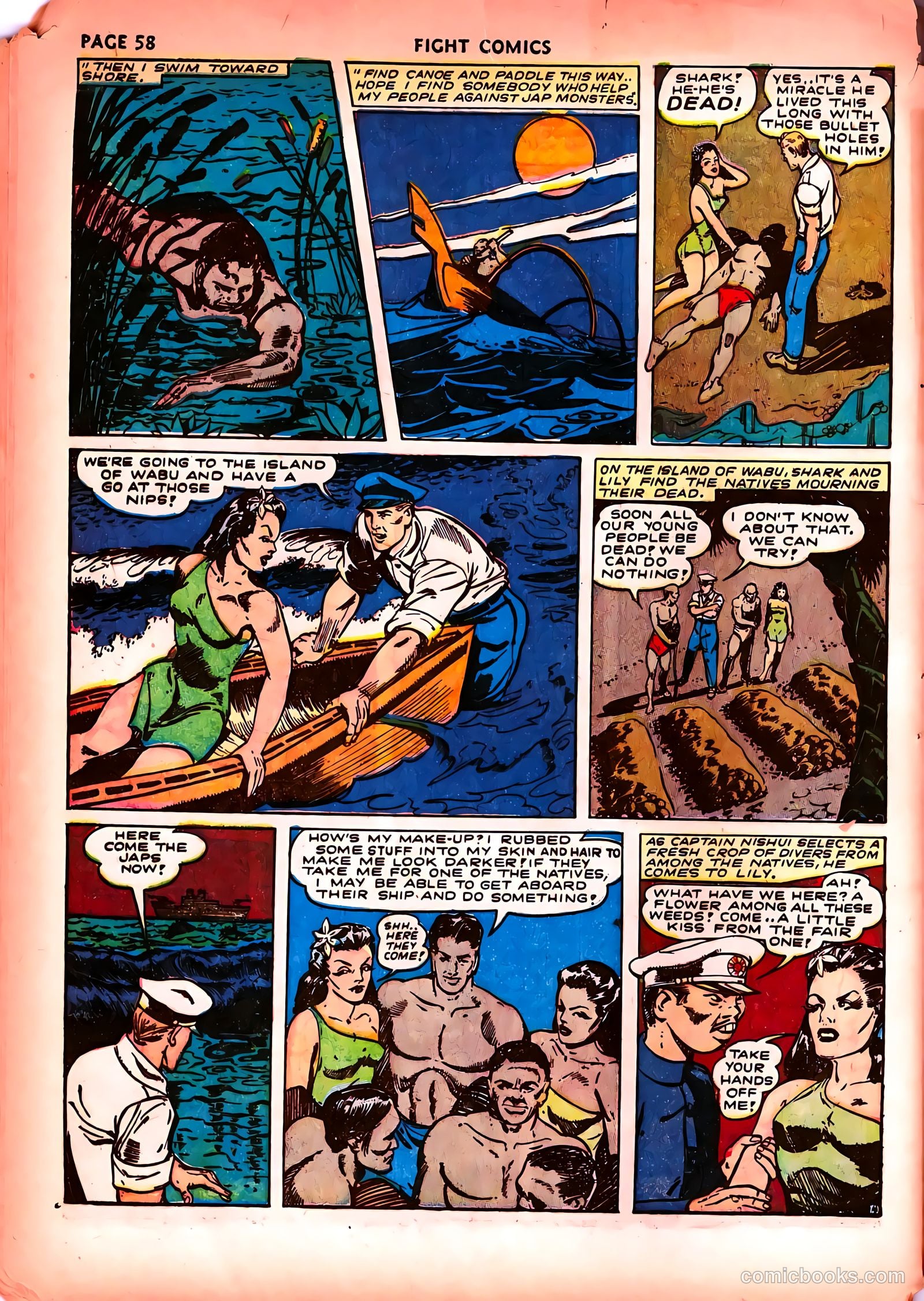 Fight Comics #23 (1943) — page 60 of 68