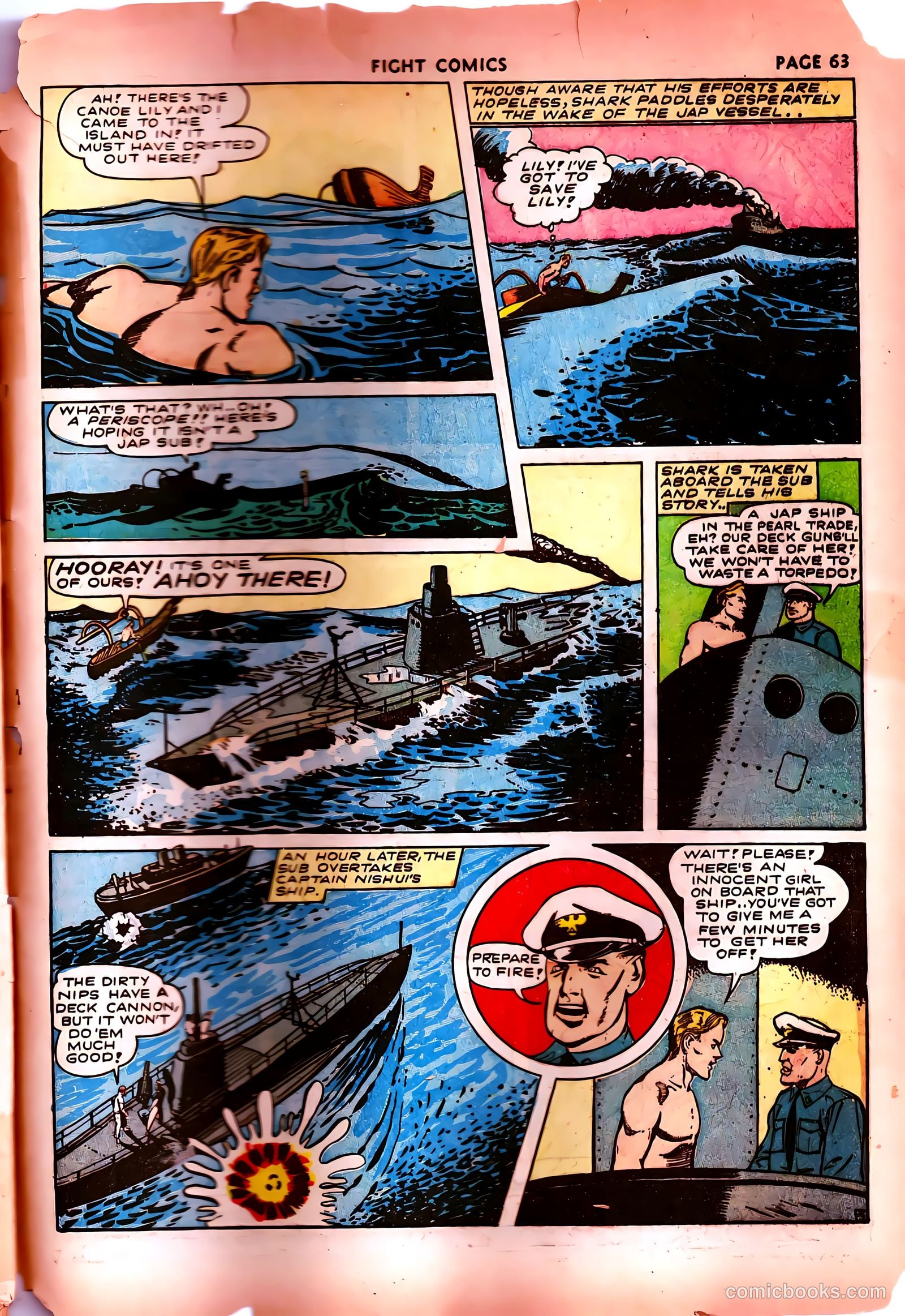 Fight Comics #23 (1943) — page 65 of 68