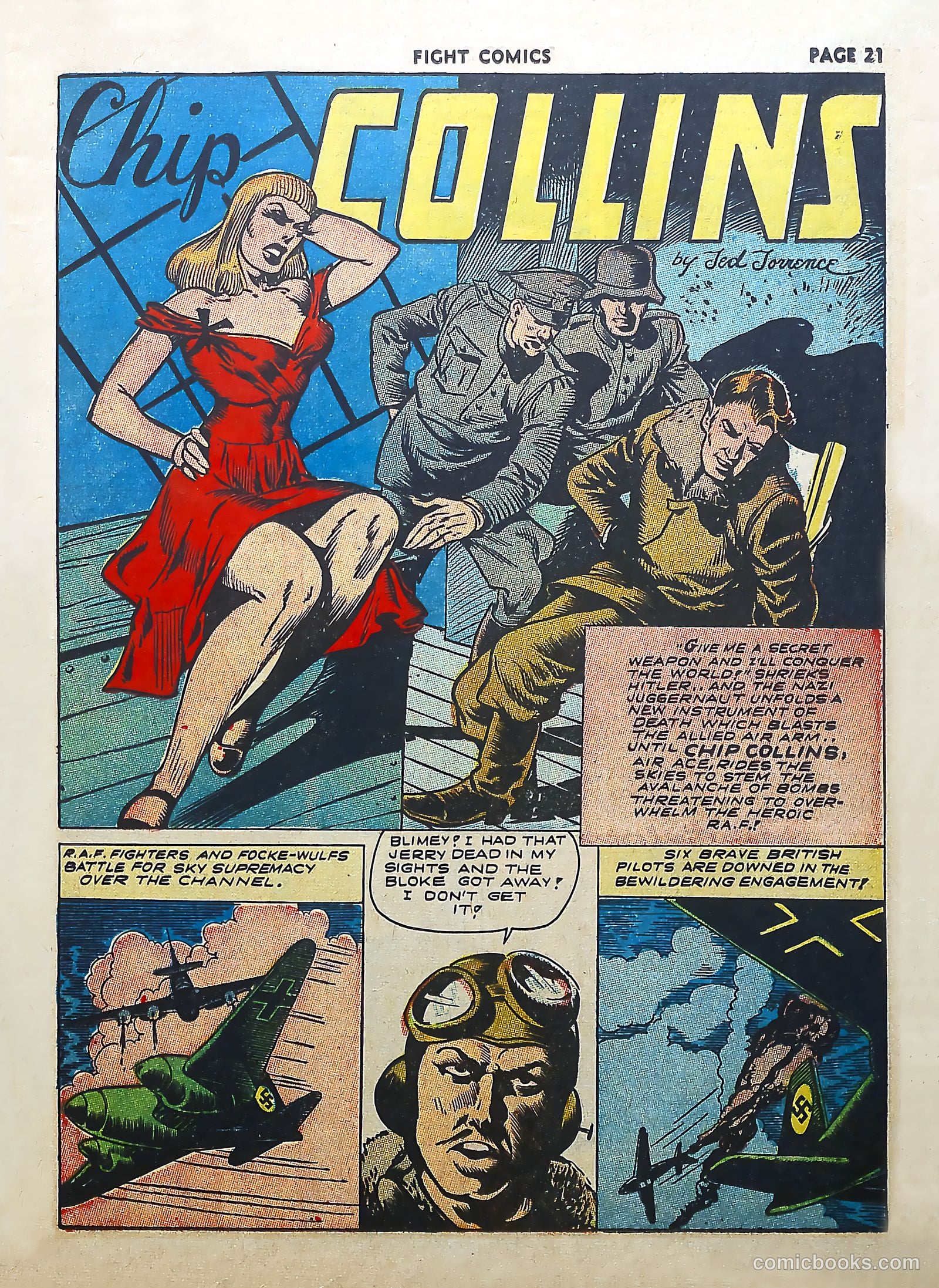 Fight Comics #25 (1943) — page 23 of 68