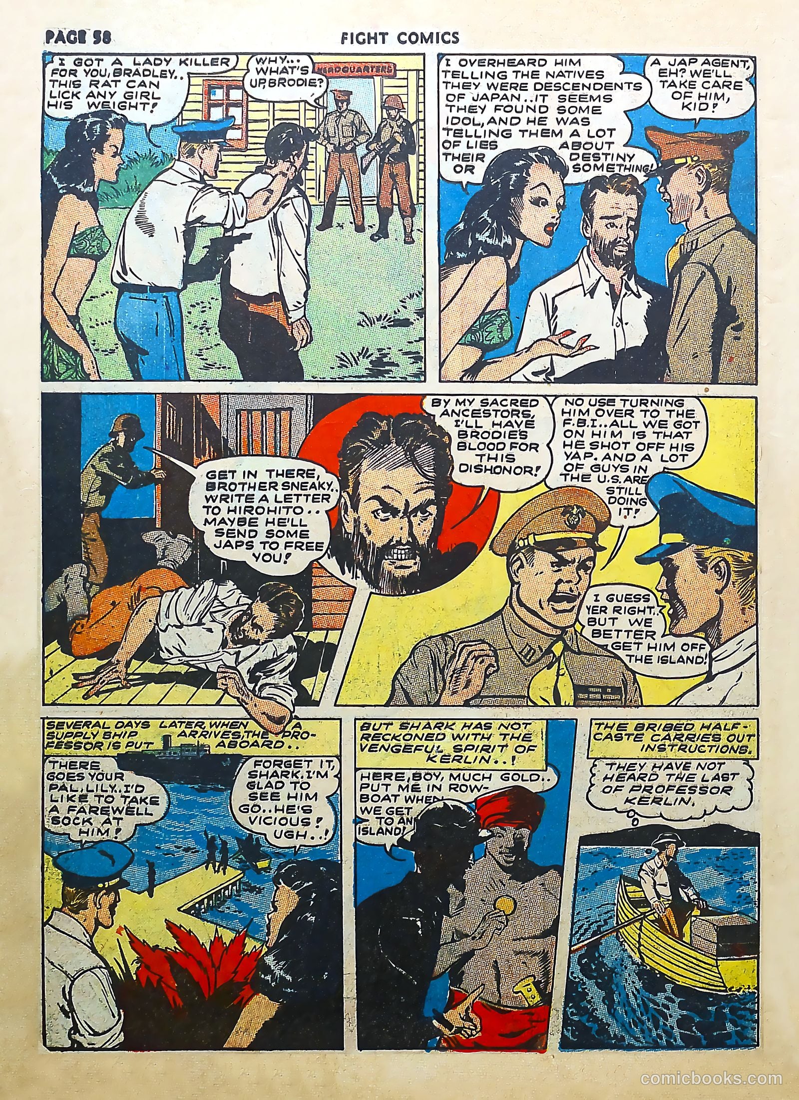 Fight Comics #25 (1943) — page 60 of 68