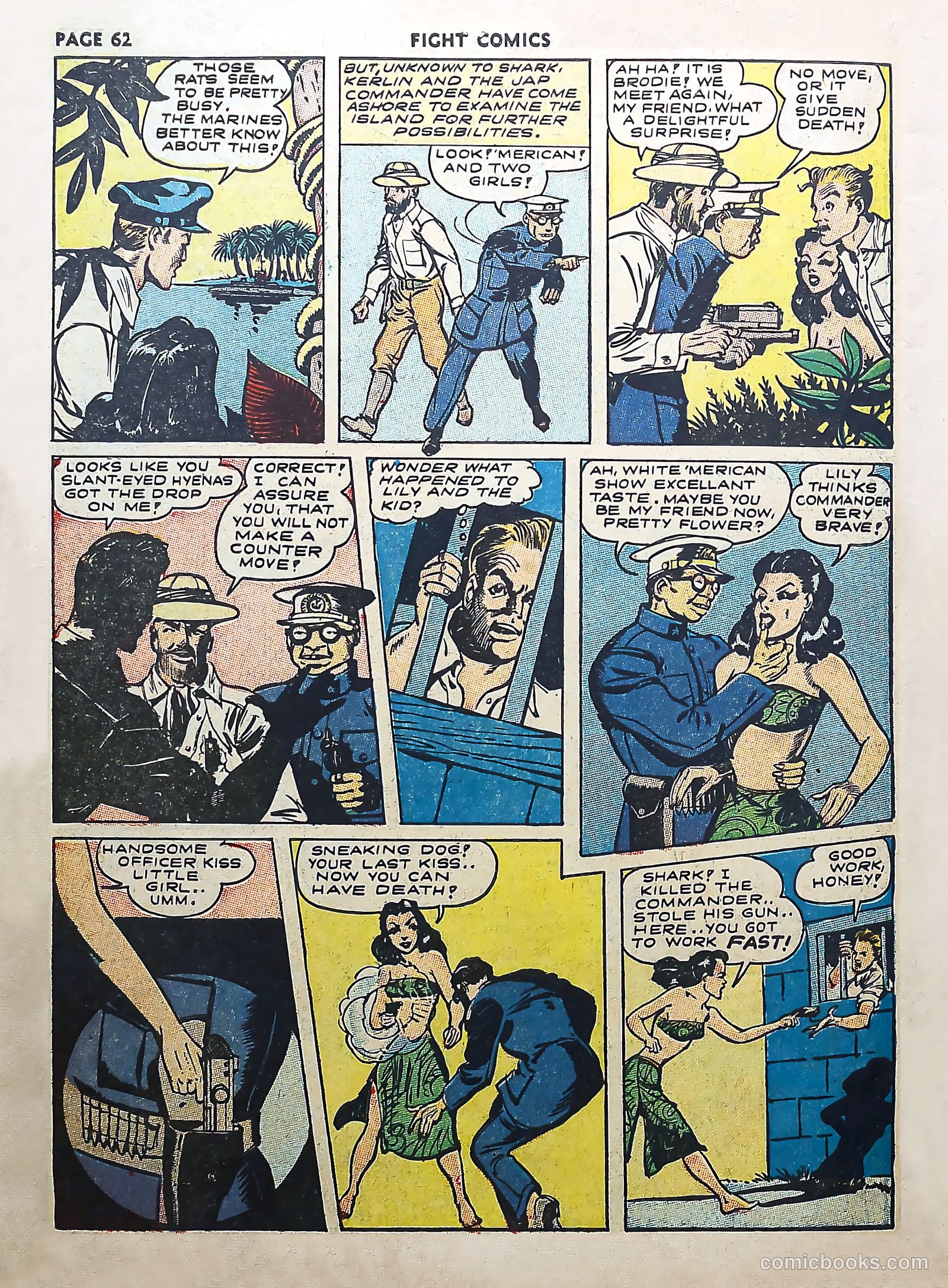 Fight Comics #25 (1943) — page 64 of 68