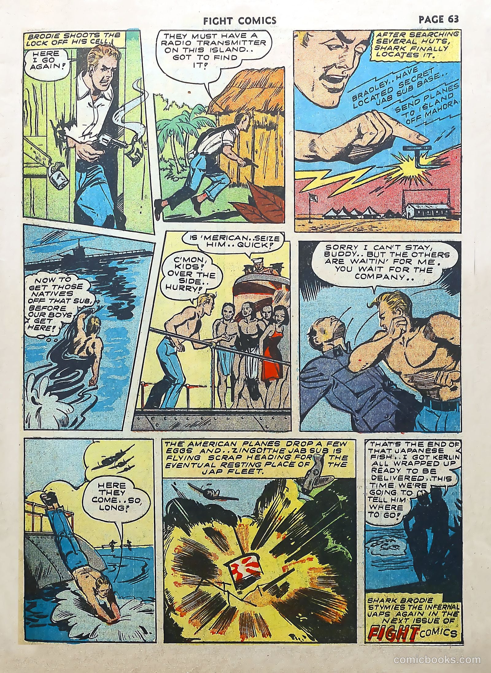 Fight Comics #25 (1943) — page 65 of 68