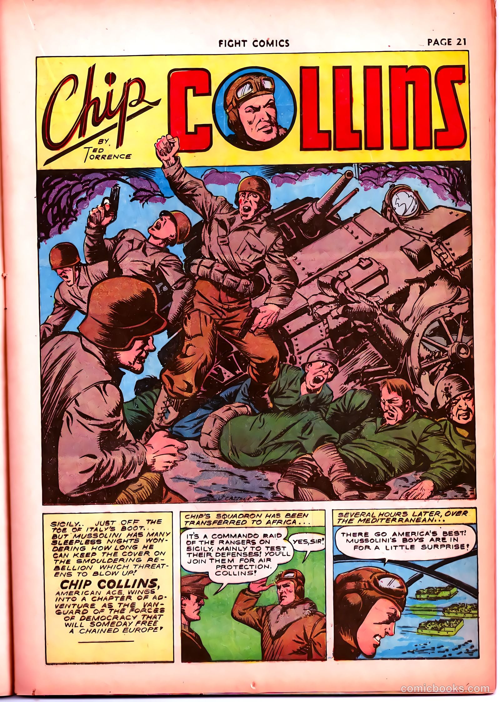 Fight Comics #26 (1943) — page 23 of 68