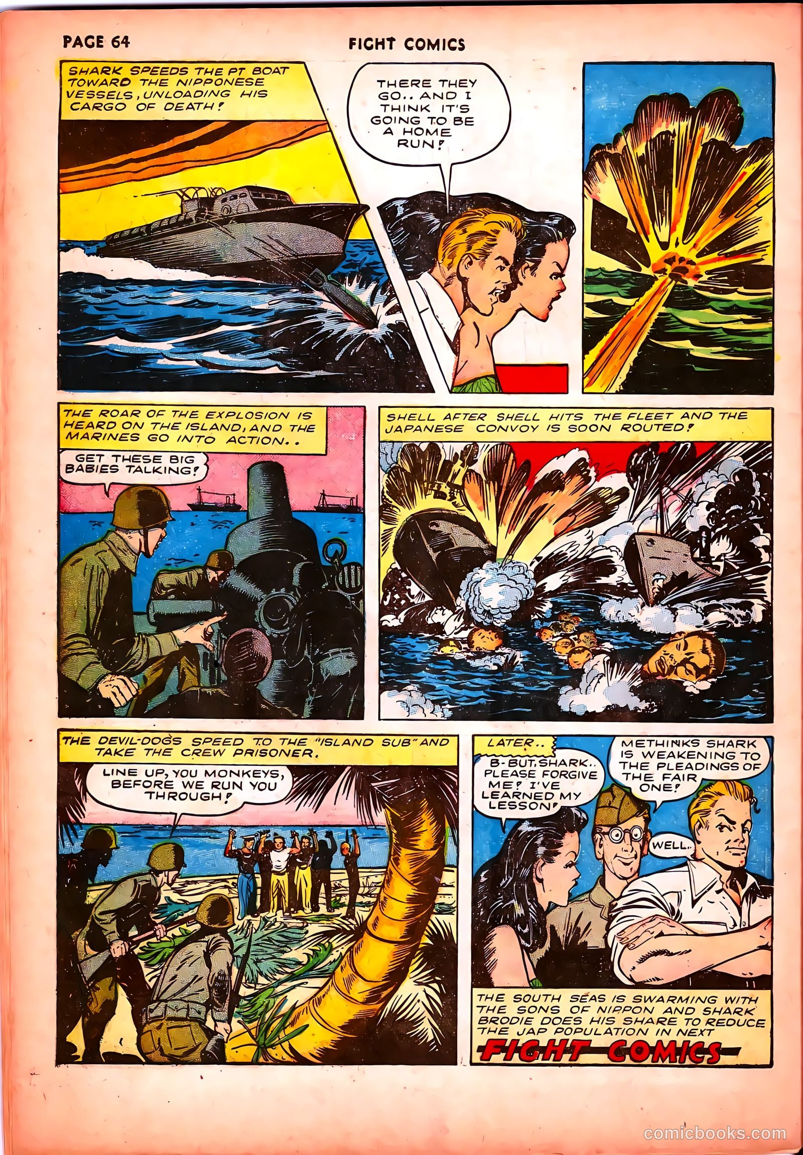 Fight Comics #26 (1943) — page 66 of 68