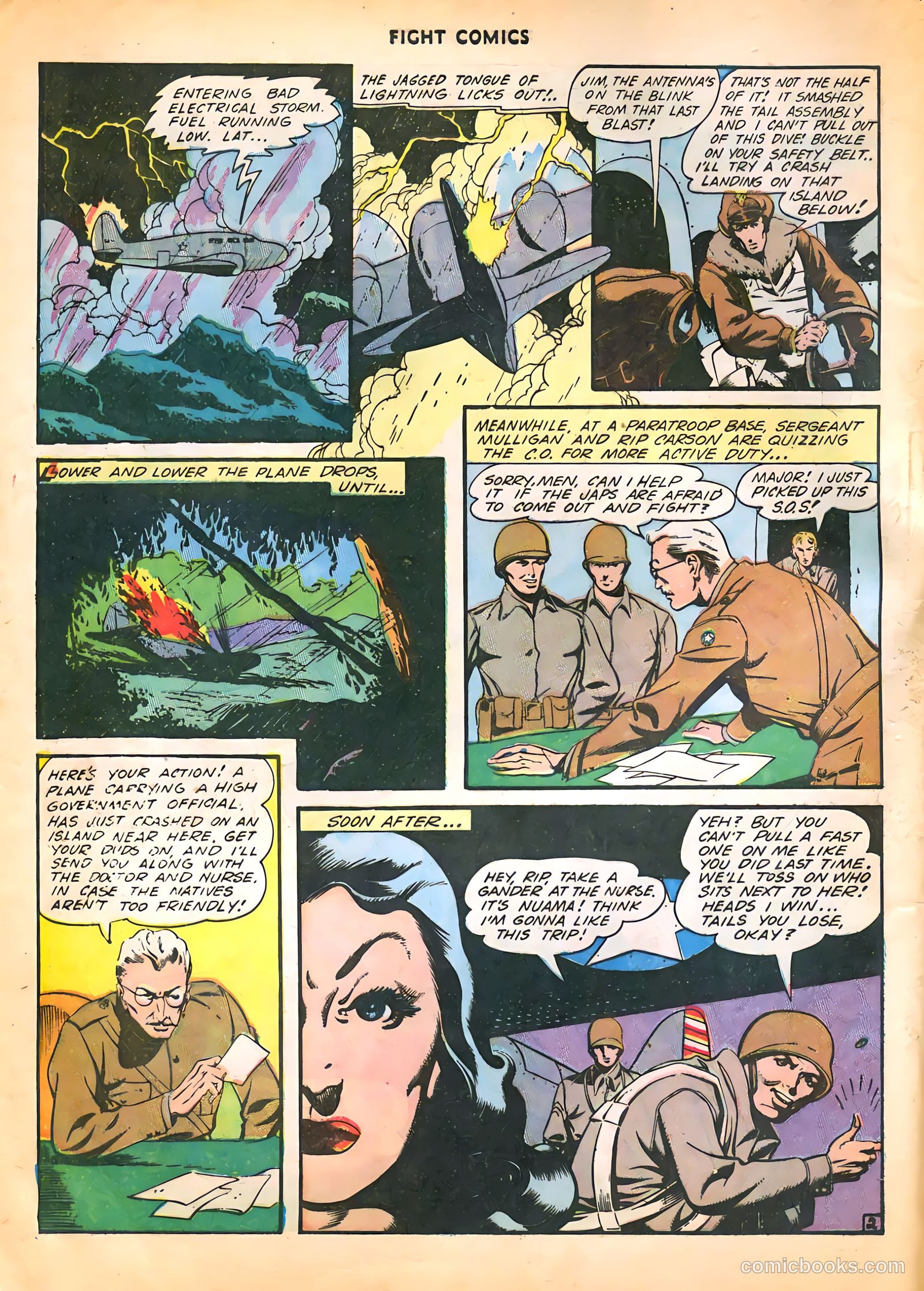 Fight Comics #28 (1943) — page 4 of 60