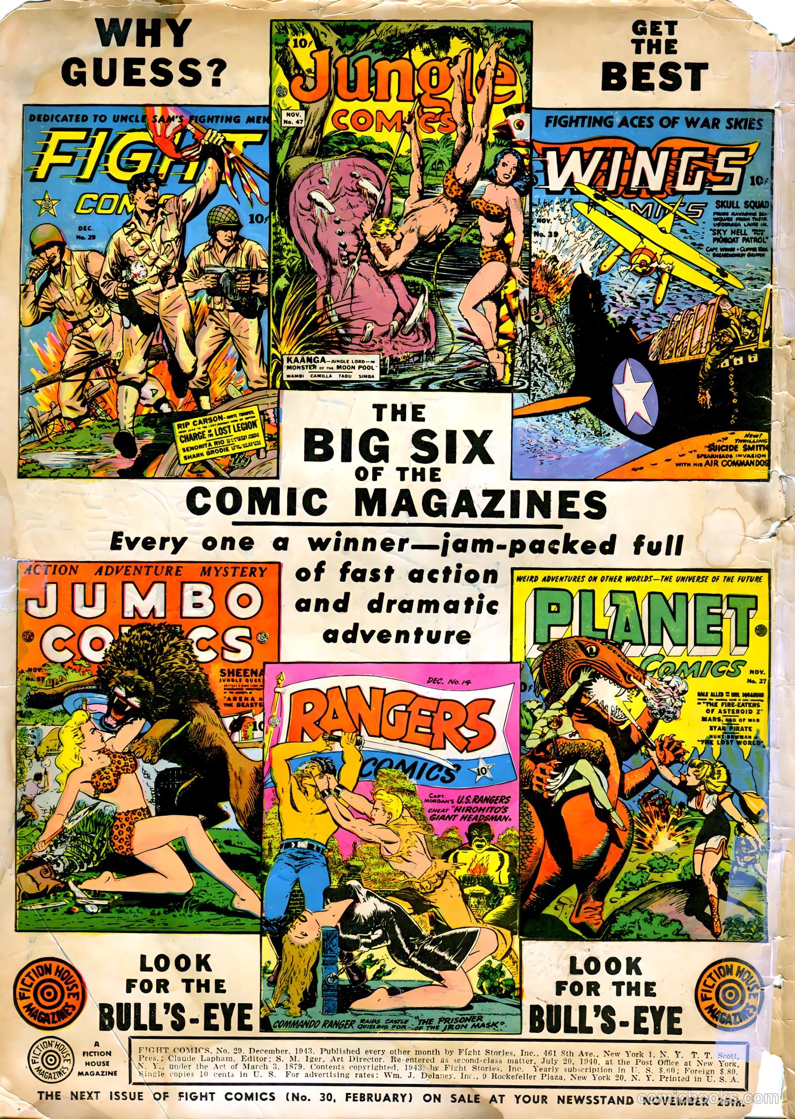 Fight Comics #29 (1943) — page 2 of 60