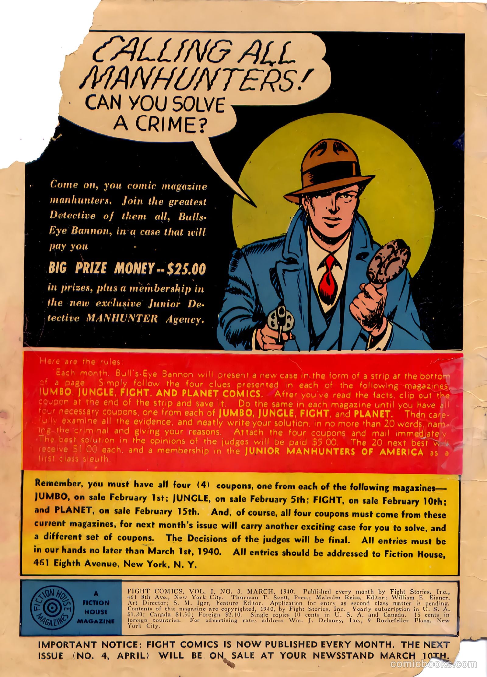 Fight Comics #3 (1940) — page 2 of 68