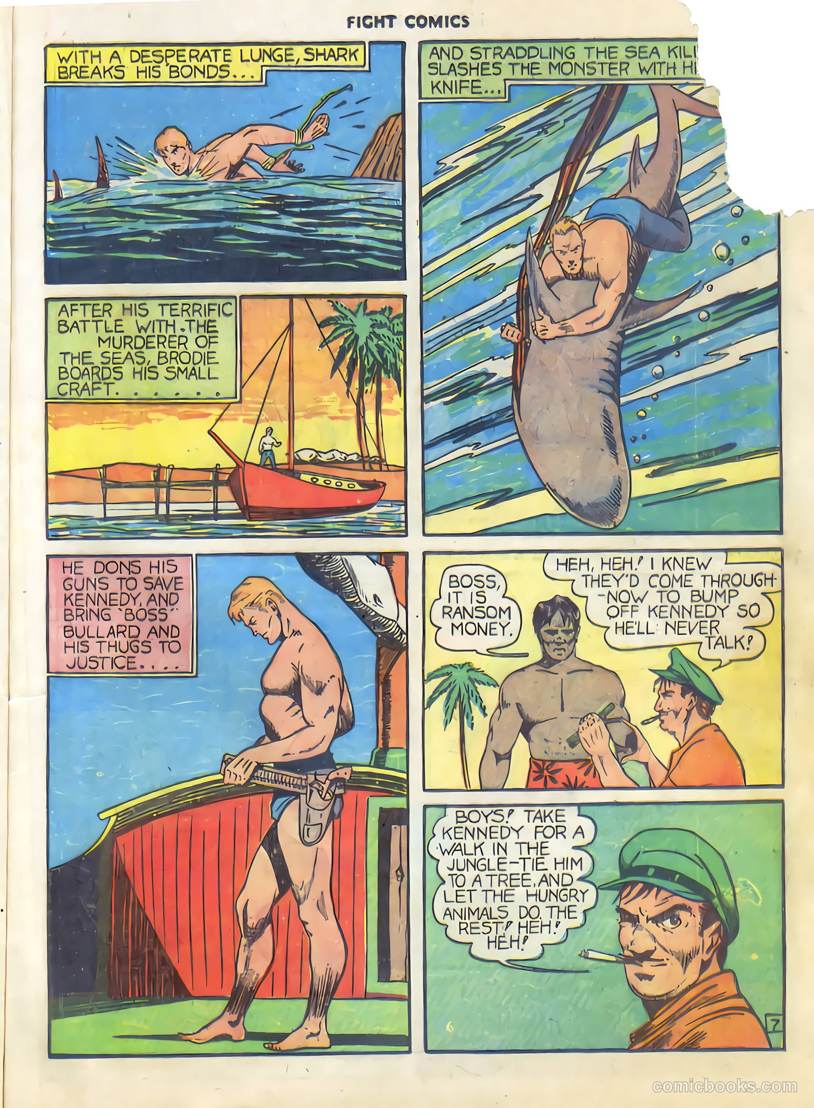 Fight Comics #3 (1940) — page 9 of 68