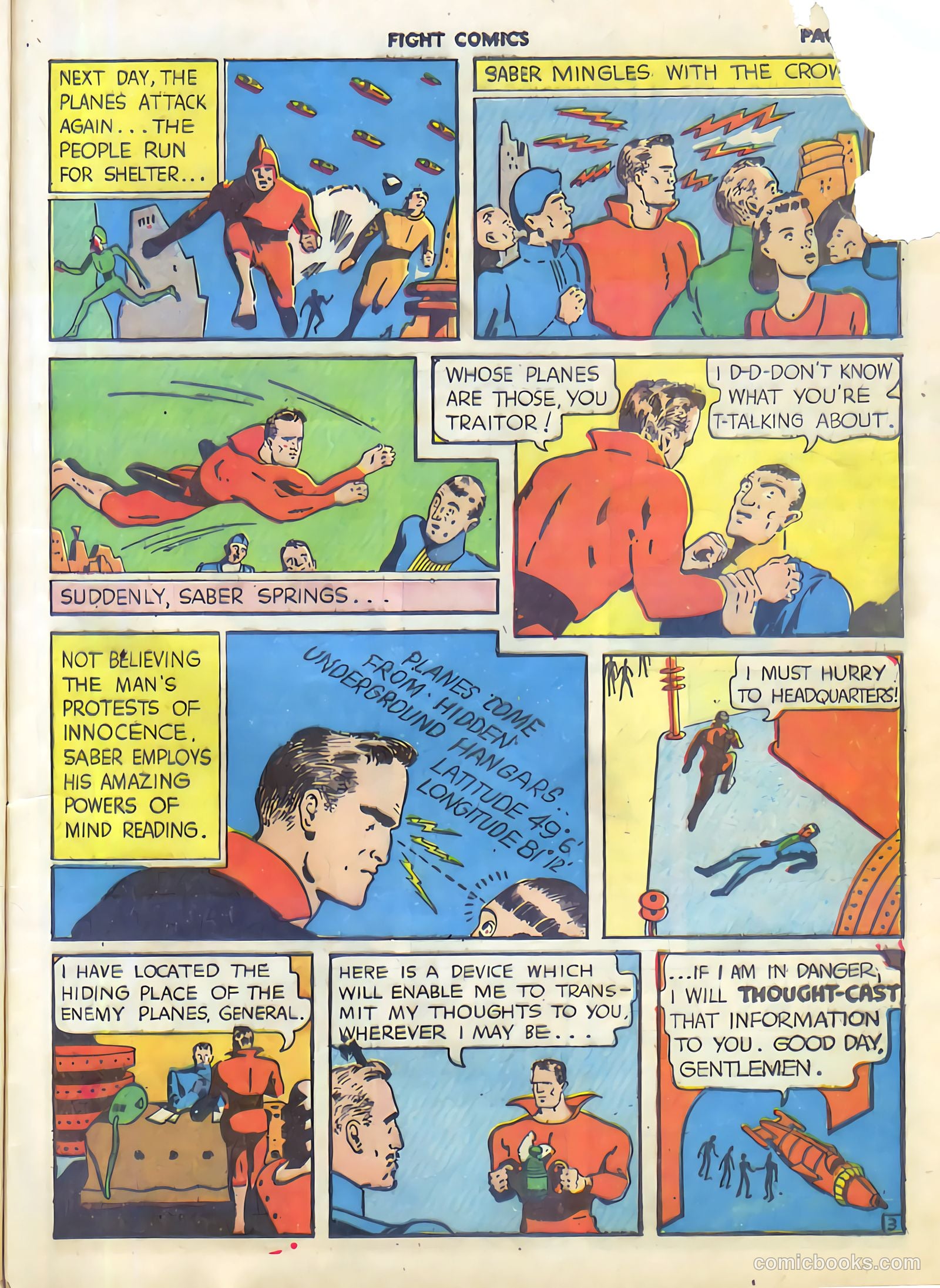Fight Comics #3 (1940) — page 15 of 68