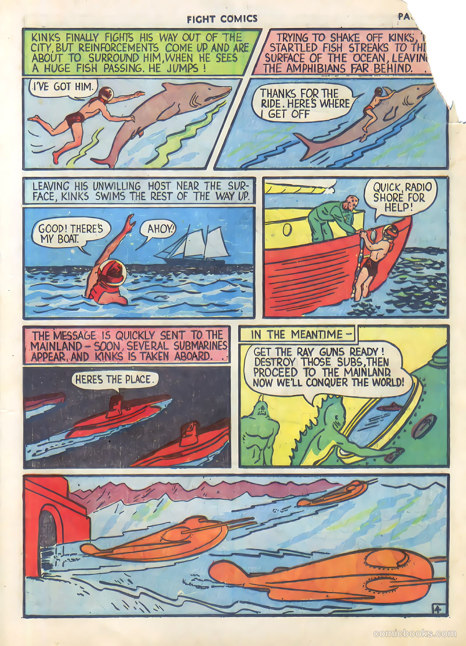 Fight Comics #3 (1940) — page 33 of 68