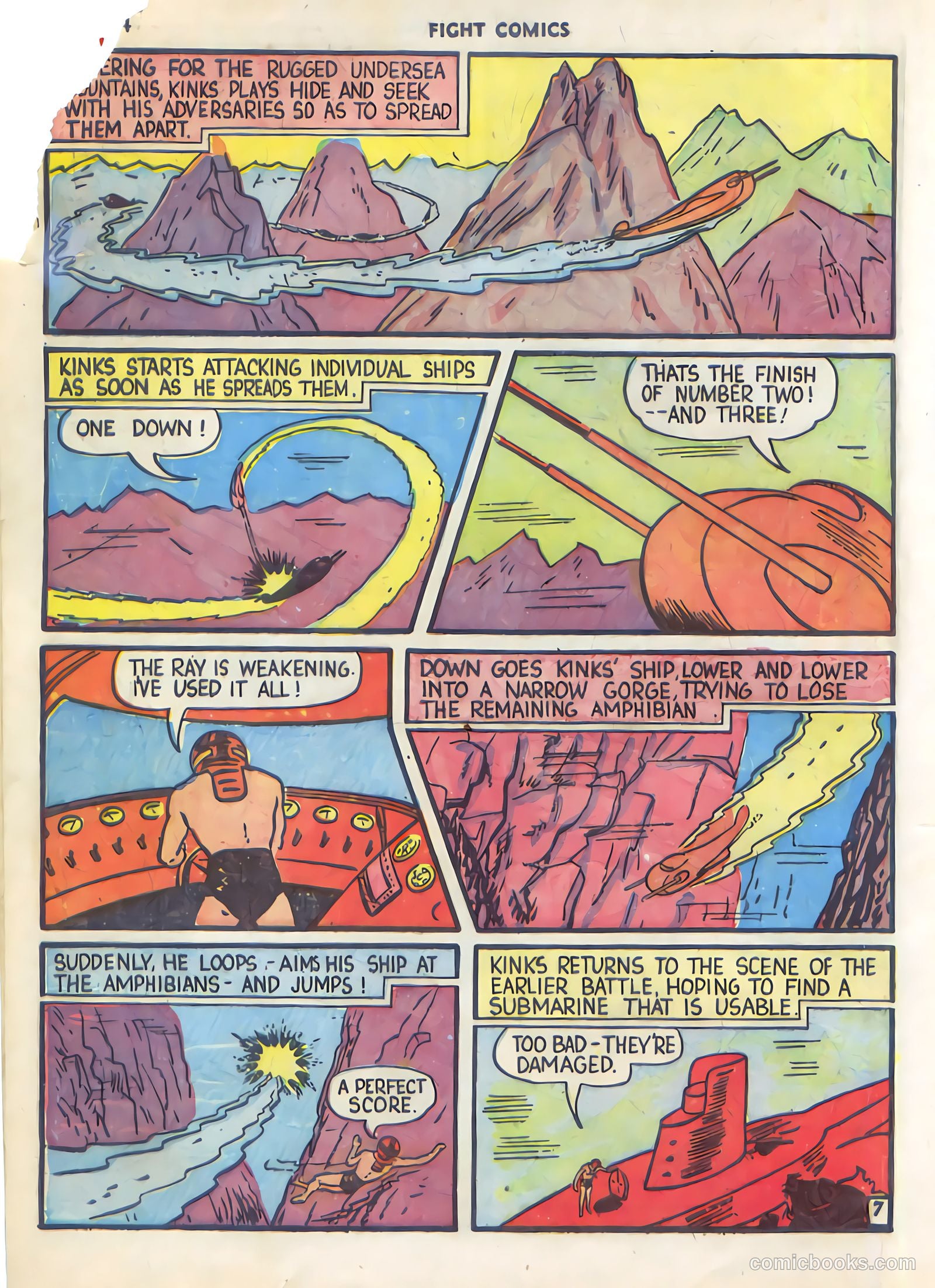 Fight Comics #3 (1940) — page 36 of 68