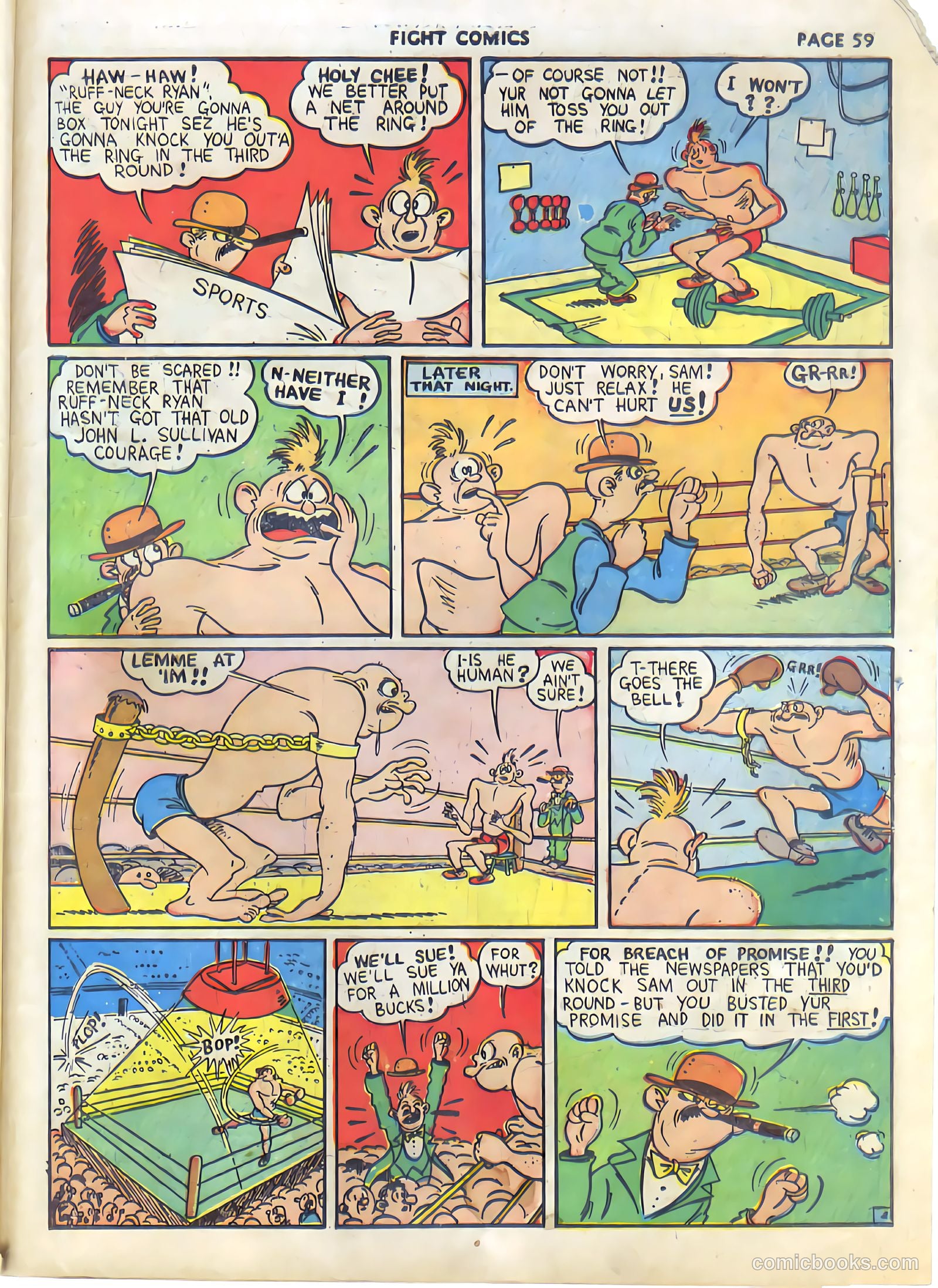 Fight Comics #3 (1940) — page 61 of 68