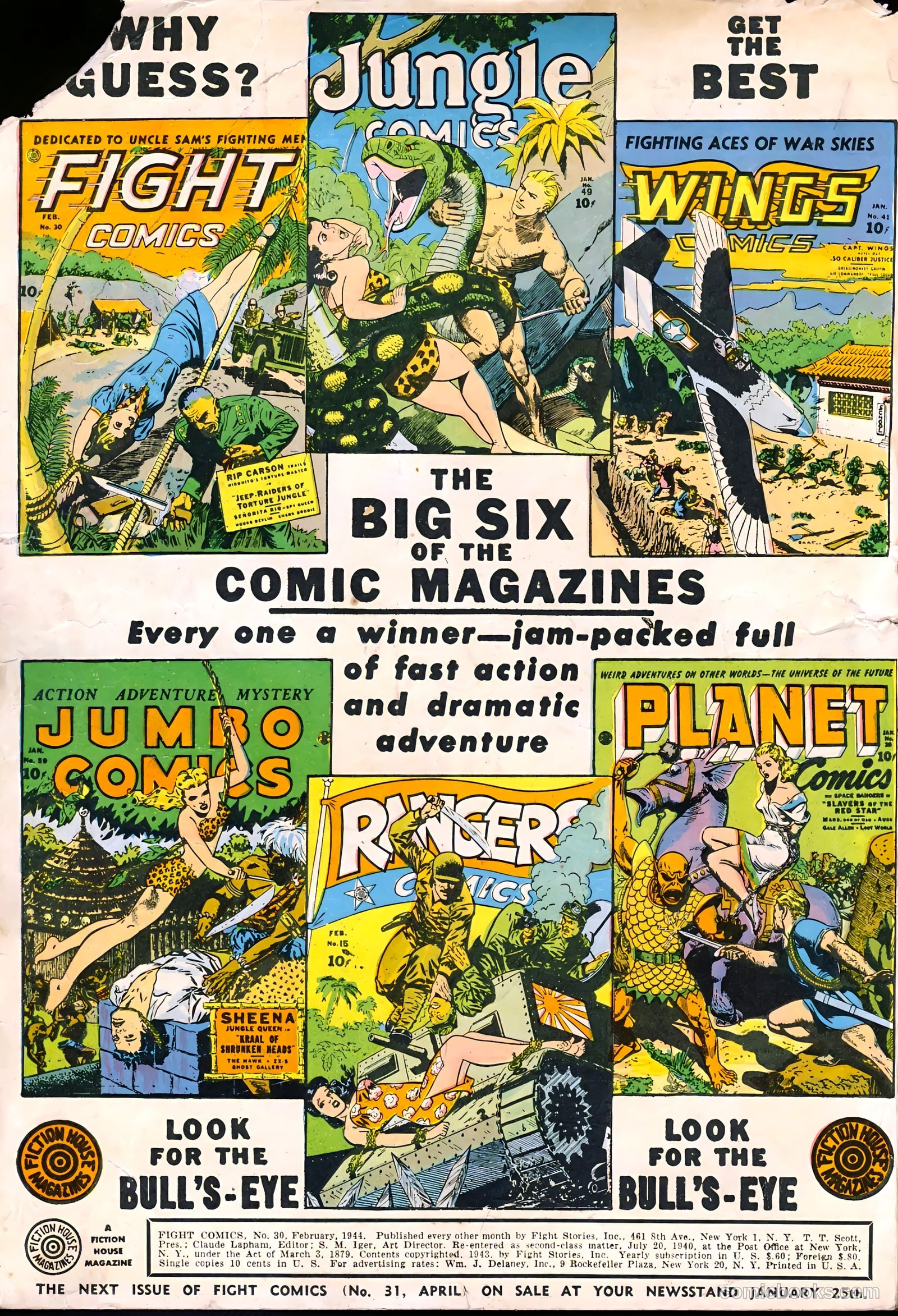 Fight Comics #30 (1944) — page 2 of 60