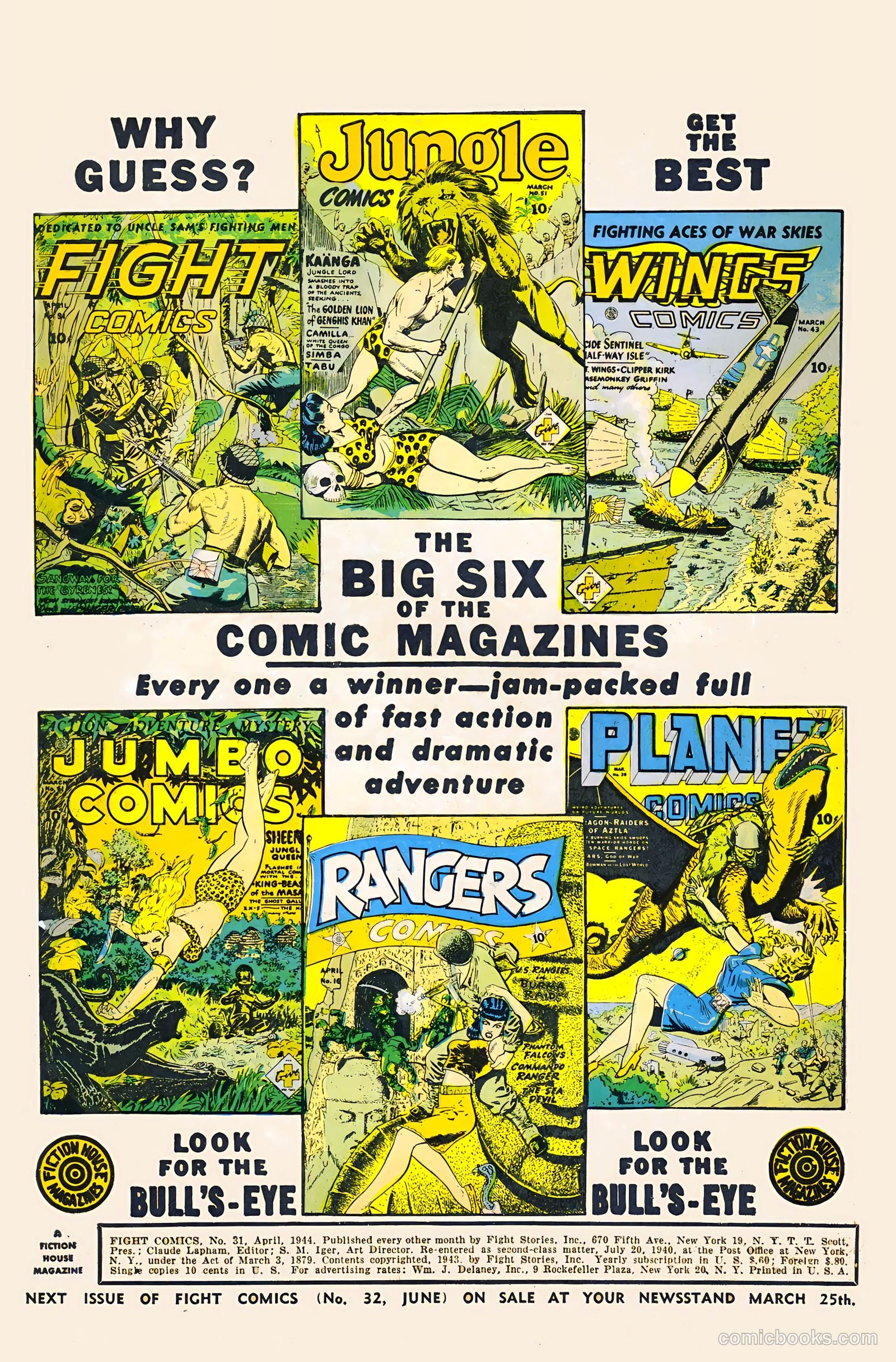 Fight Comics #31 (1944) — page 2 of 52