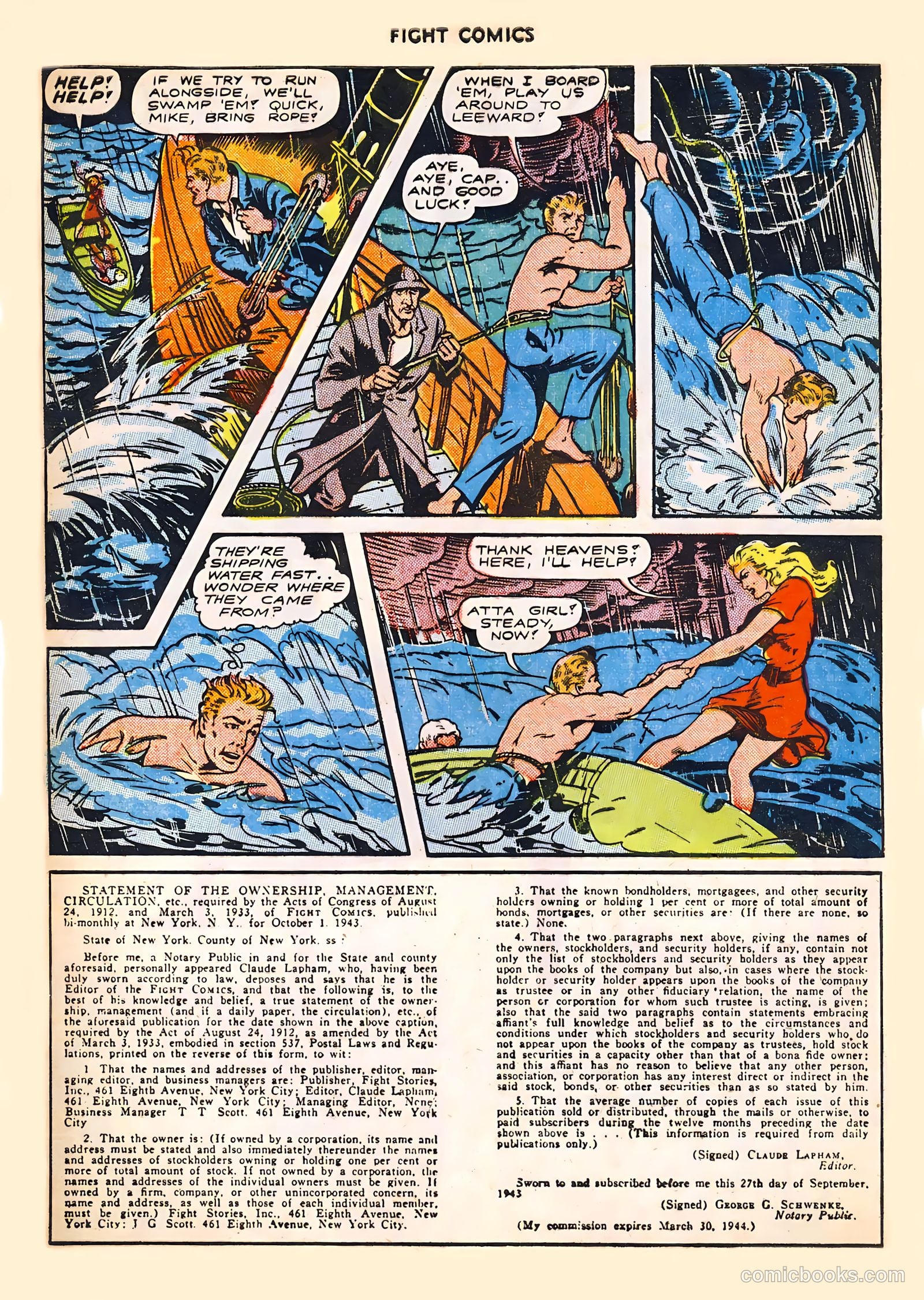 Fight Comics #31 (1944) — page 44 of 52