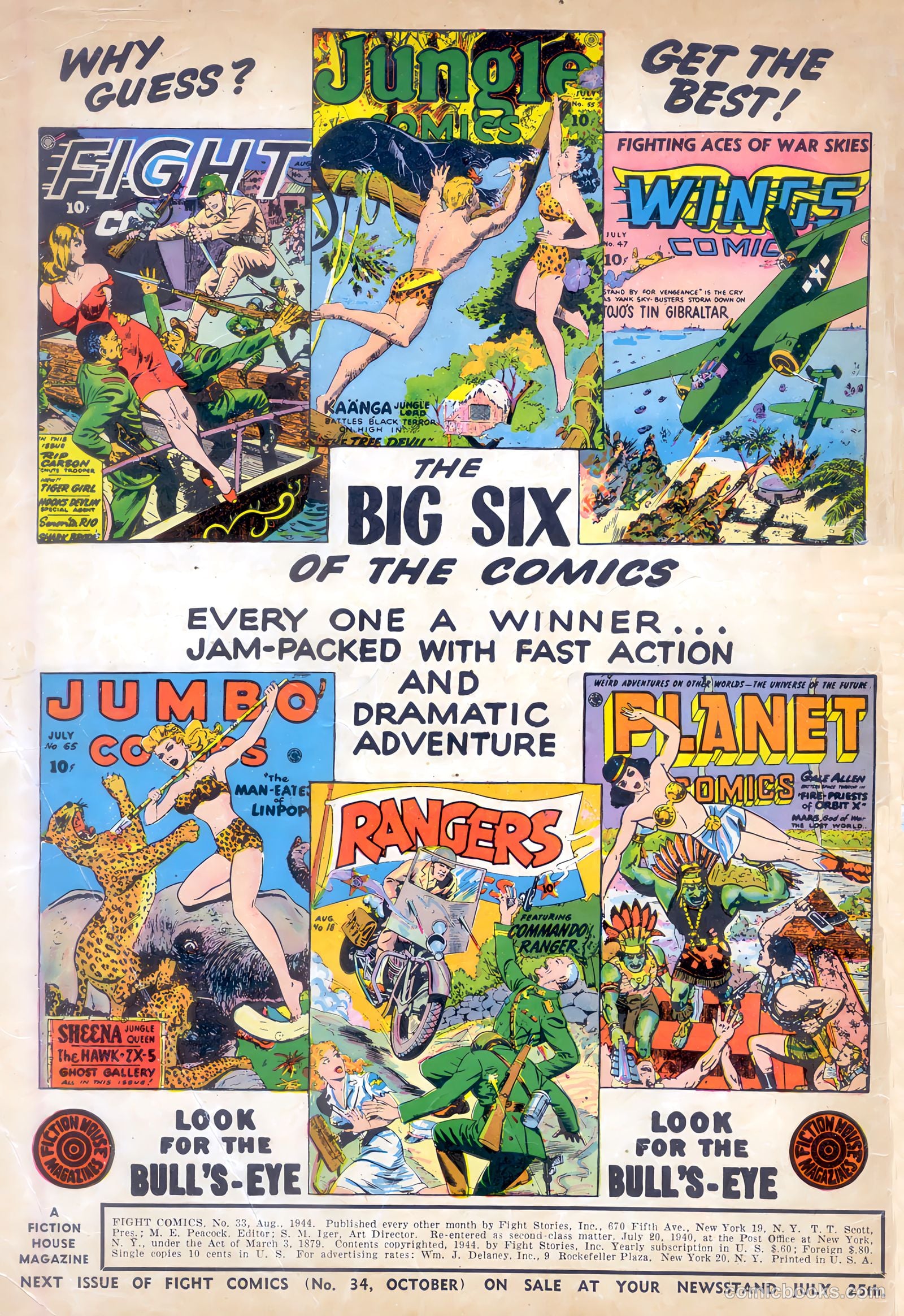 Fight Comics #33 (1944) — page 2 of 52